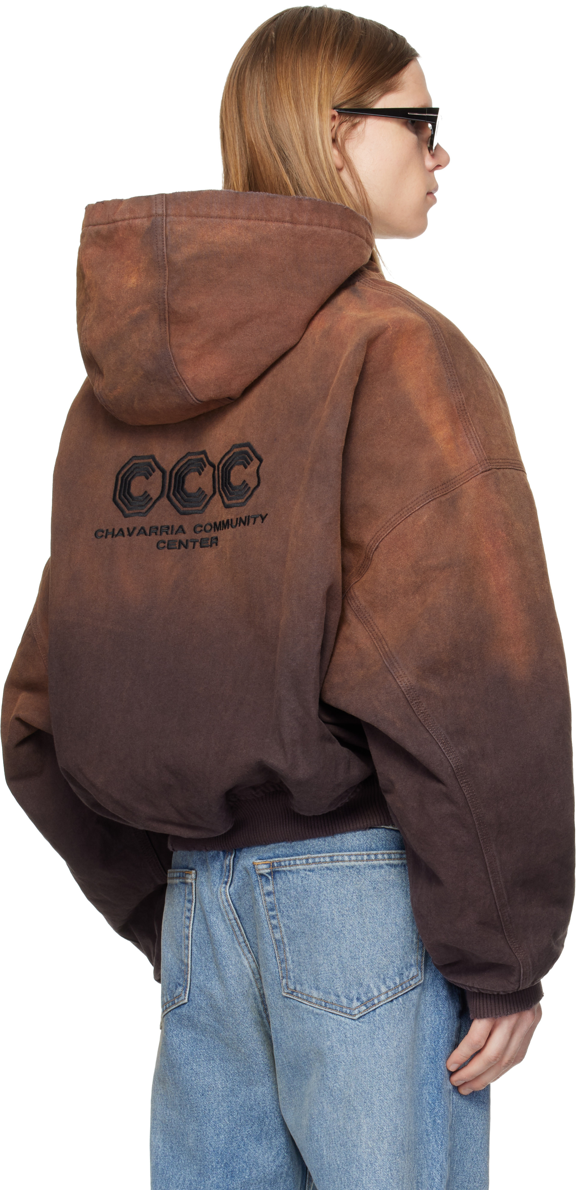 WILLY CHAVARRIA - Brown Quilted Juggernaut Jacket