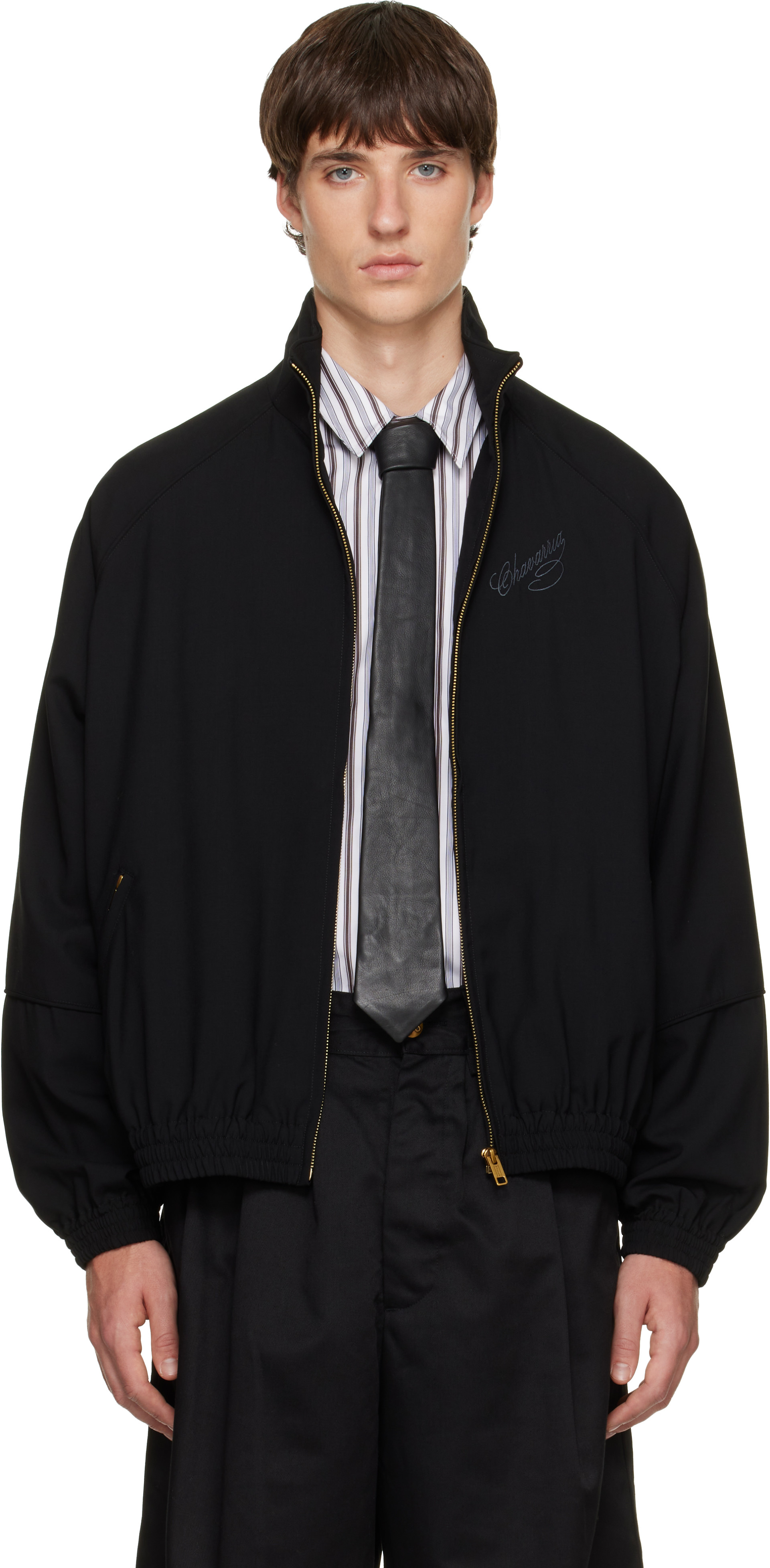 WILLY CHAVARRIA - Black Ruff Rider Track Jacket