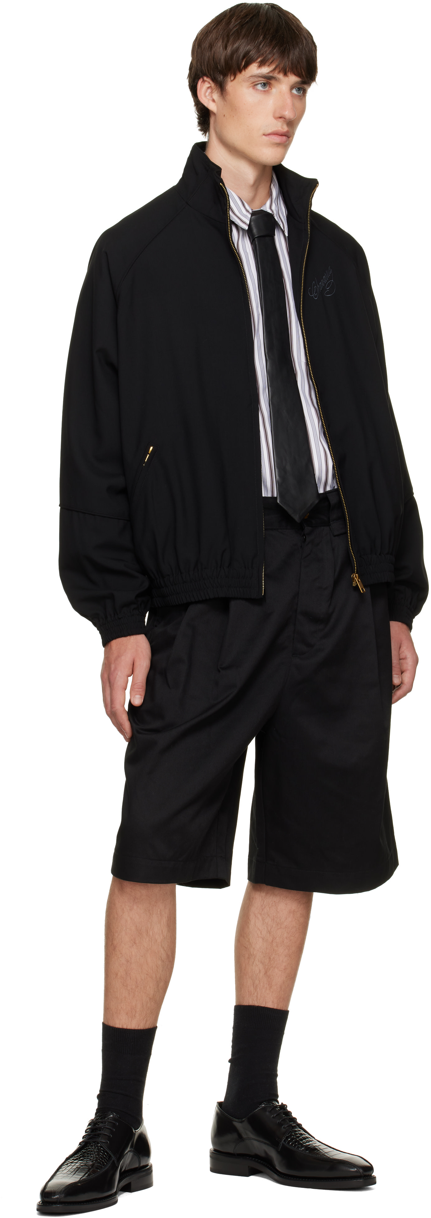 WILLY CHAVARRIA - Black Ruff Rider Track Jacket