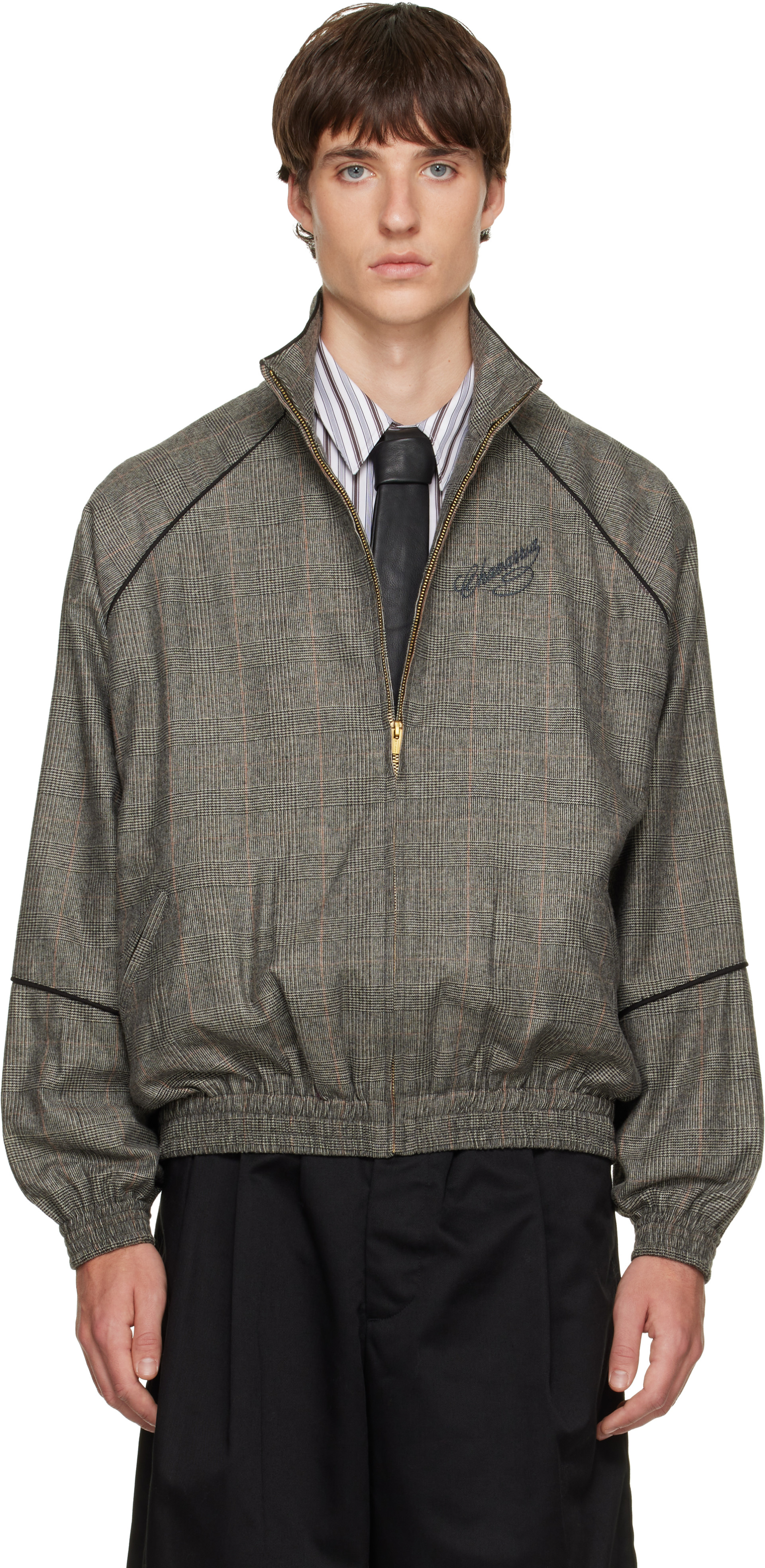 WILLY CHAVARRIA - Gray Ruff Rider Track Jacket
