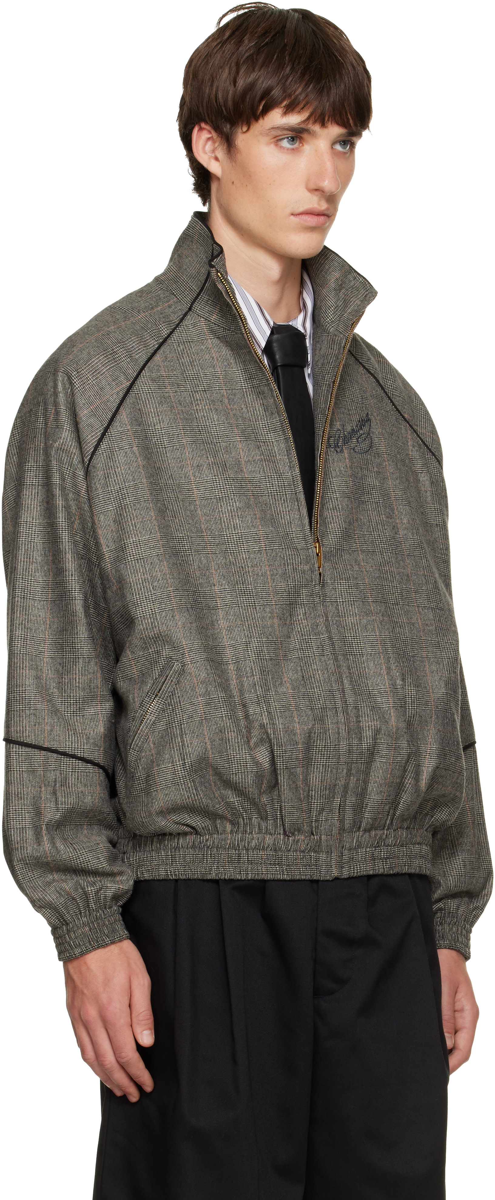WILLY CHAVARRIA - Gray Ruff Rider Track Jacket