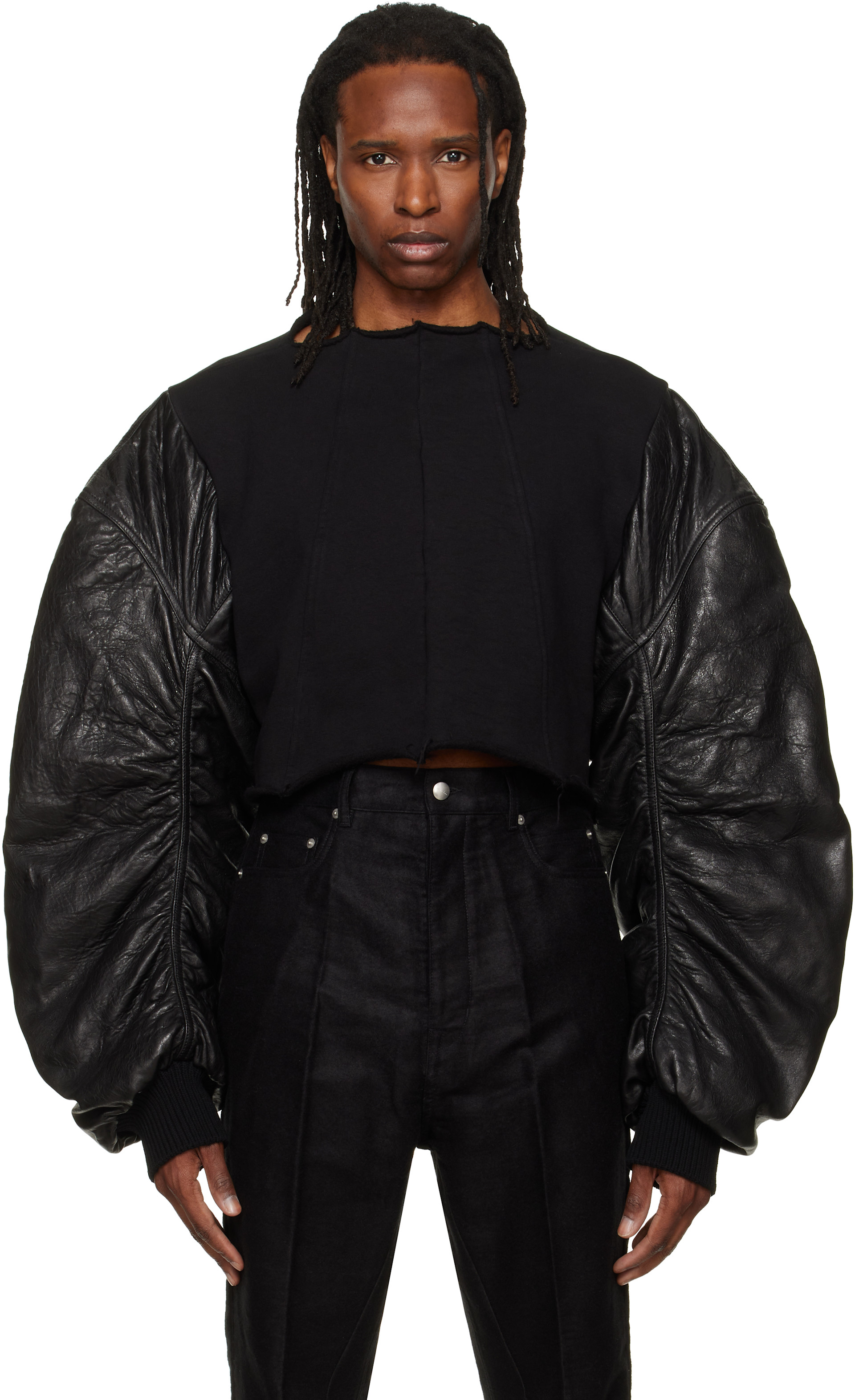 Rick Owens - Blouson Secchia noir - Tower