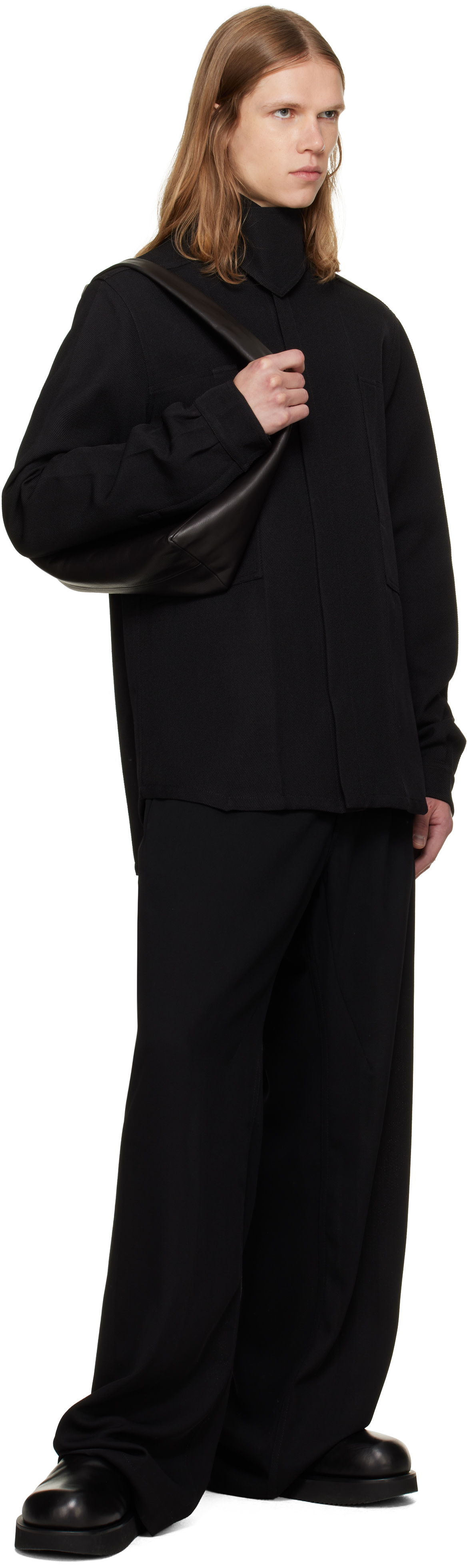 Rick Owens - Black Tower Outershirt Jacket