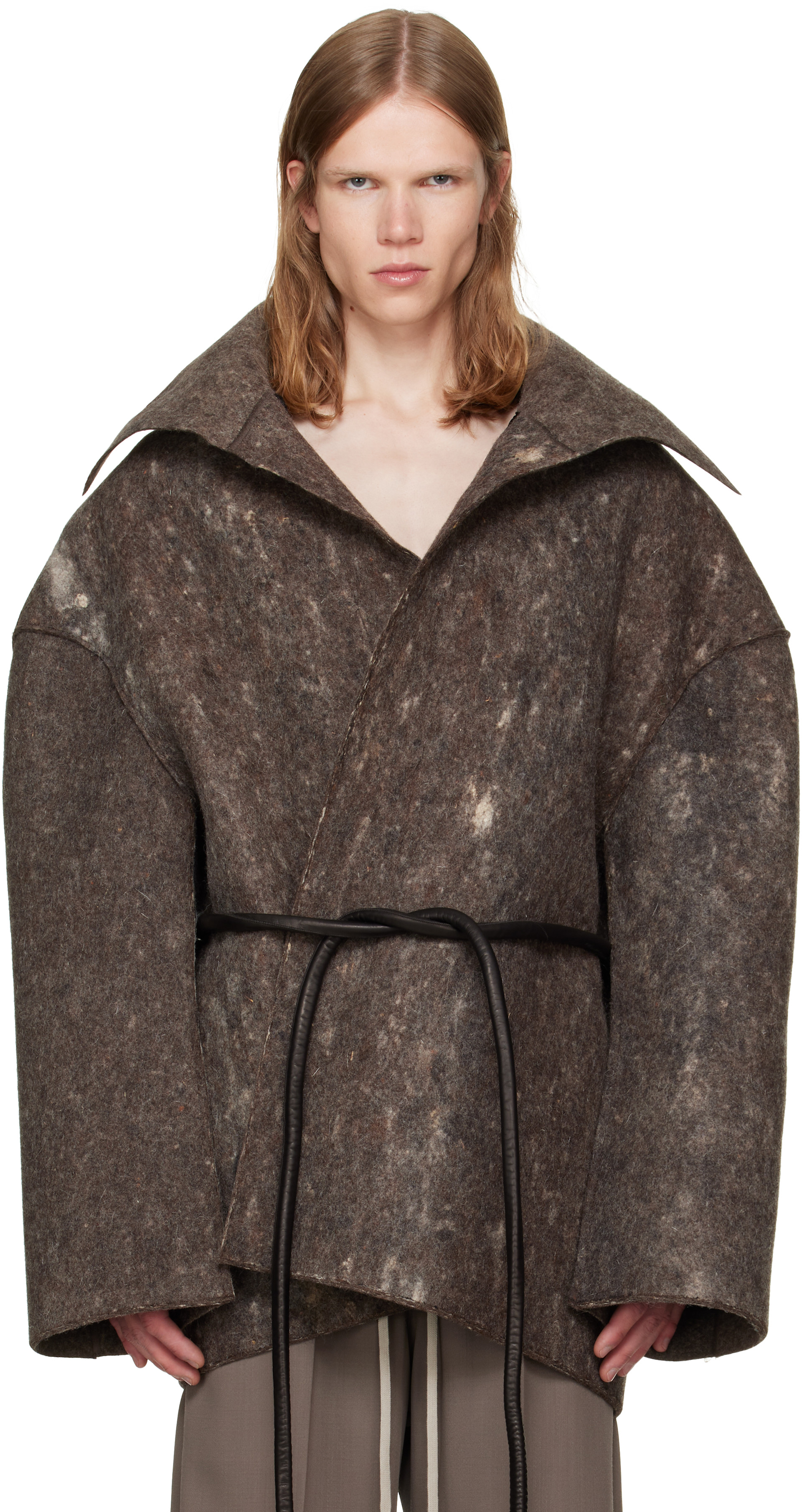 Rick Owens - Black Tower Dracucollar Jacket