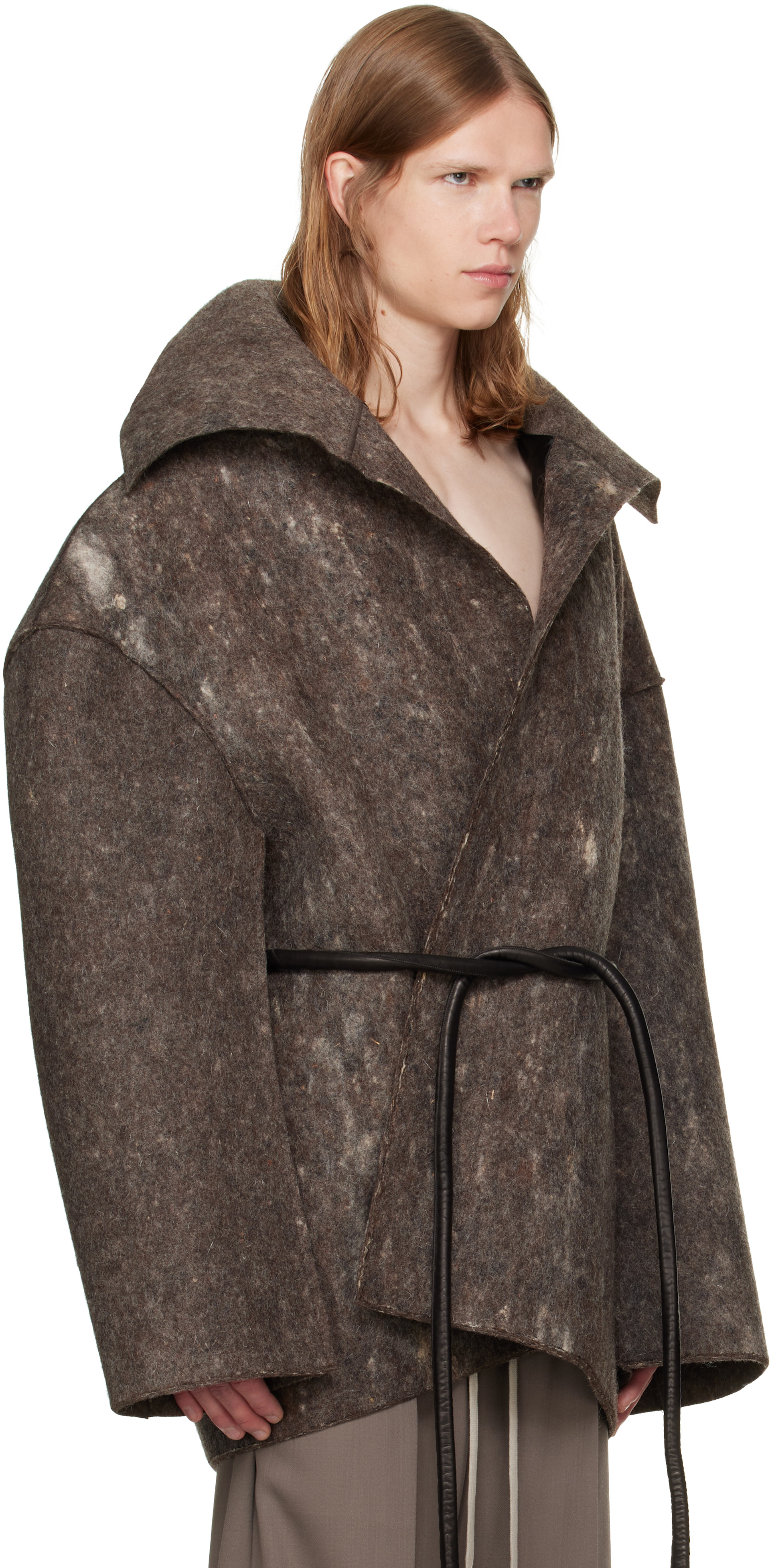 Rick Owens - Black Tower Dracucollar Jacket