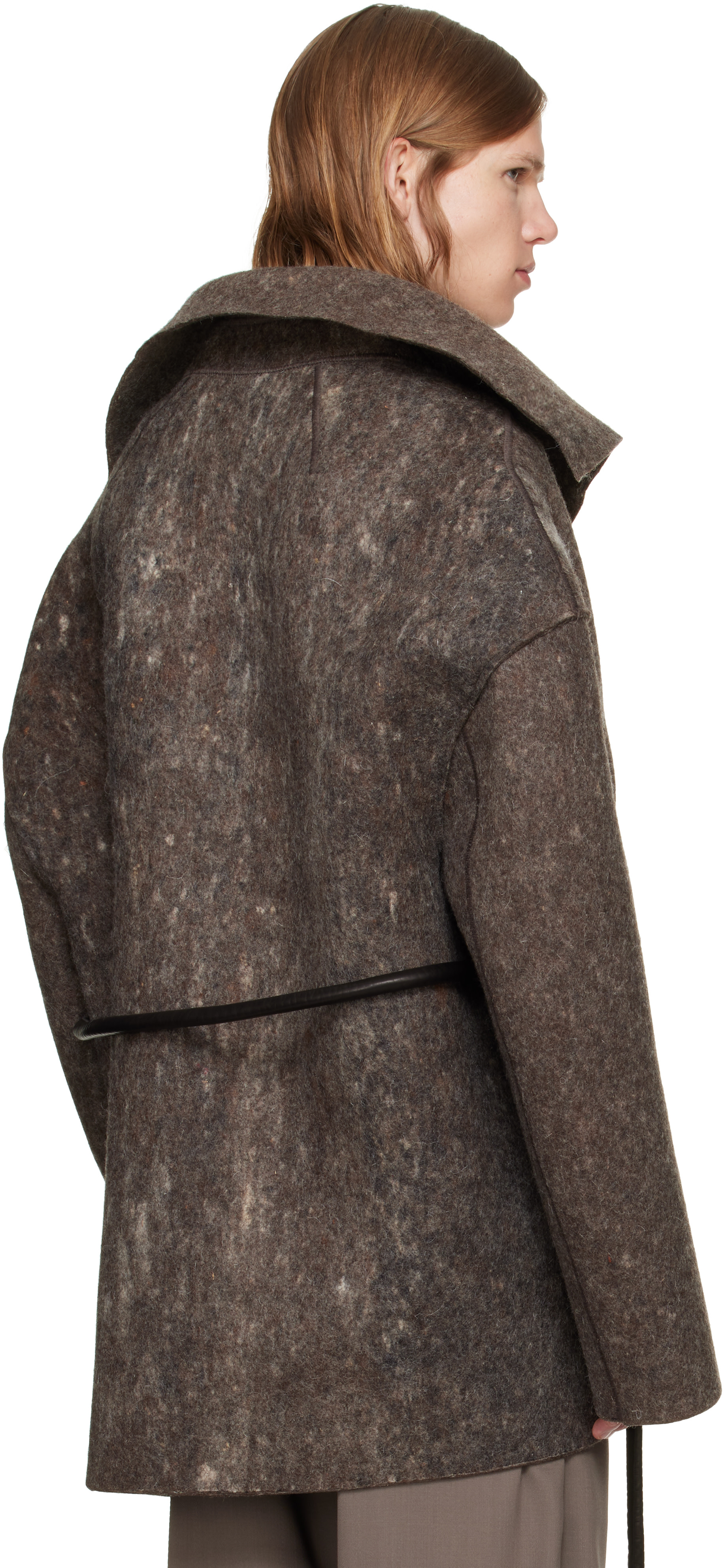 Rick Owens - Black Tower Dracucollar Jacket