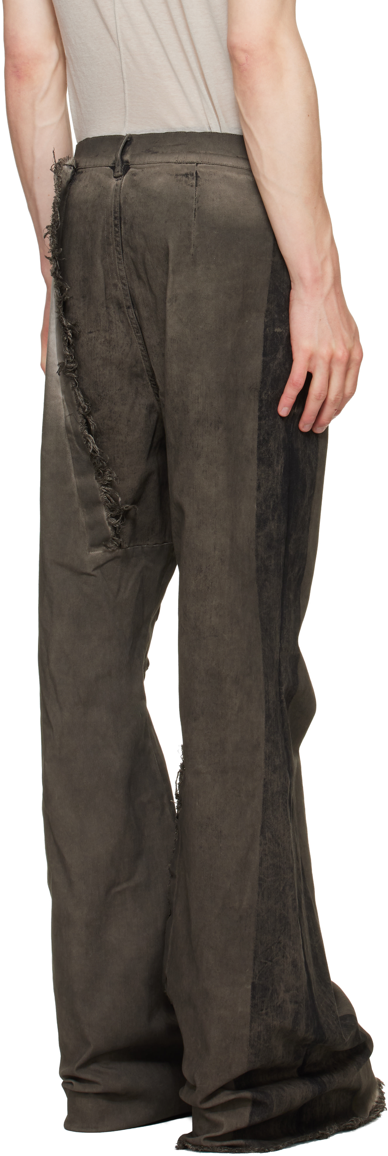 Rick Owens - Gray Tower Bolan Bootcut Jeans