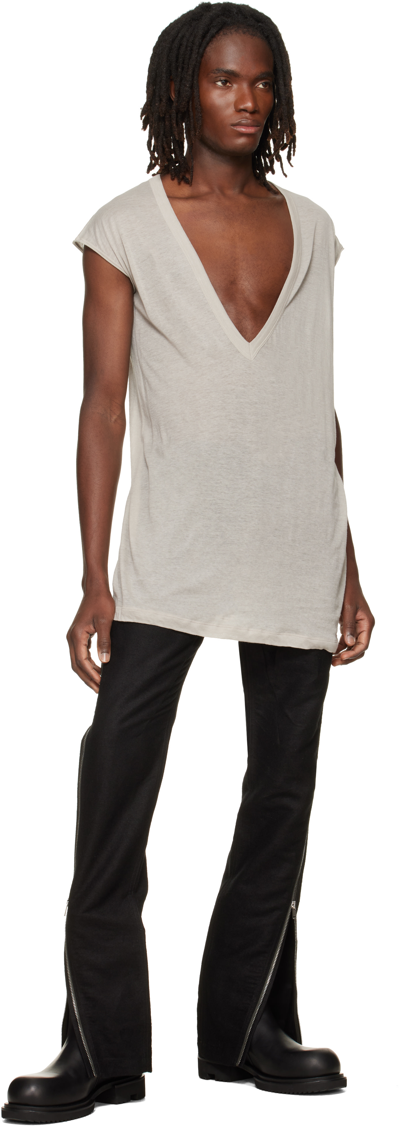 Rick Owens - 블랙 타워 베가 데님 진