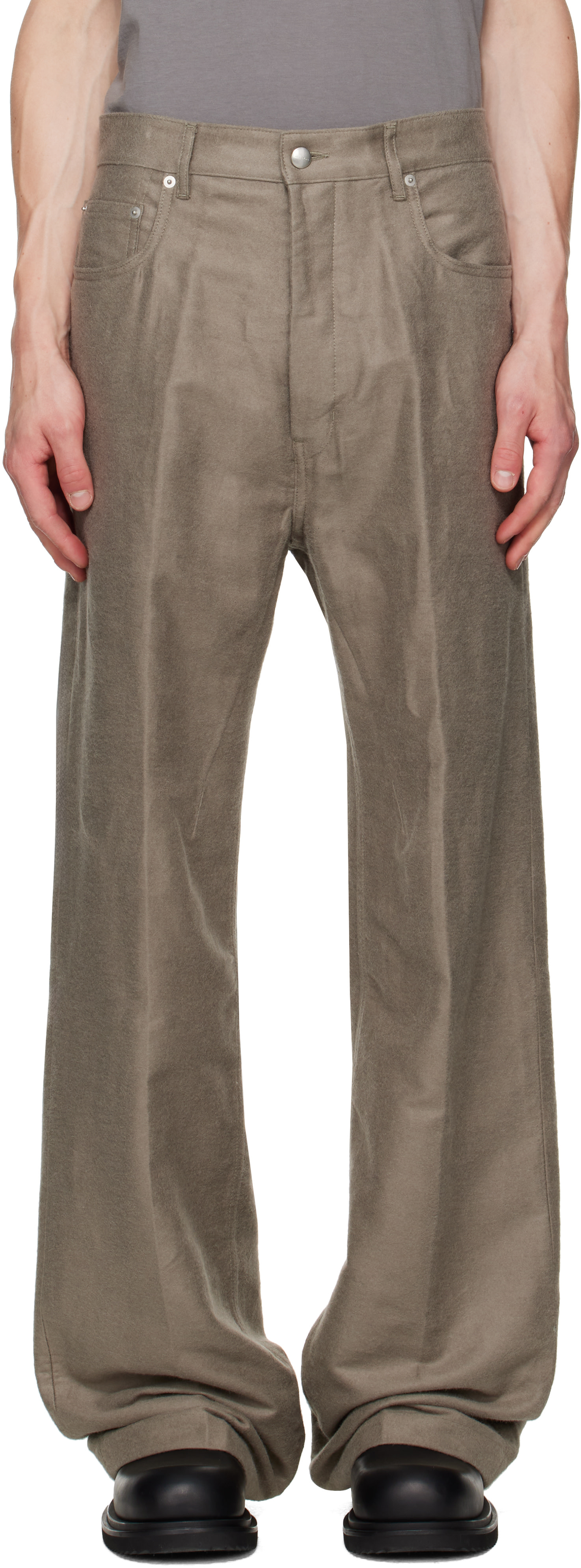 Rick Owens - Gray Tower Geth Trousers