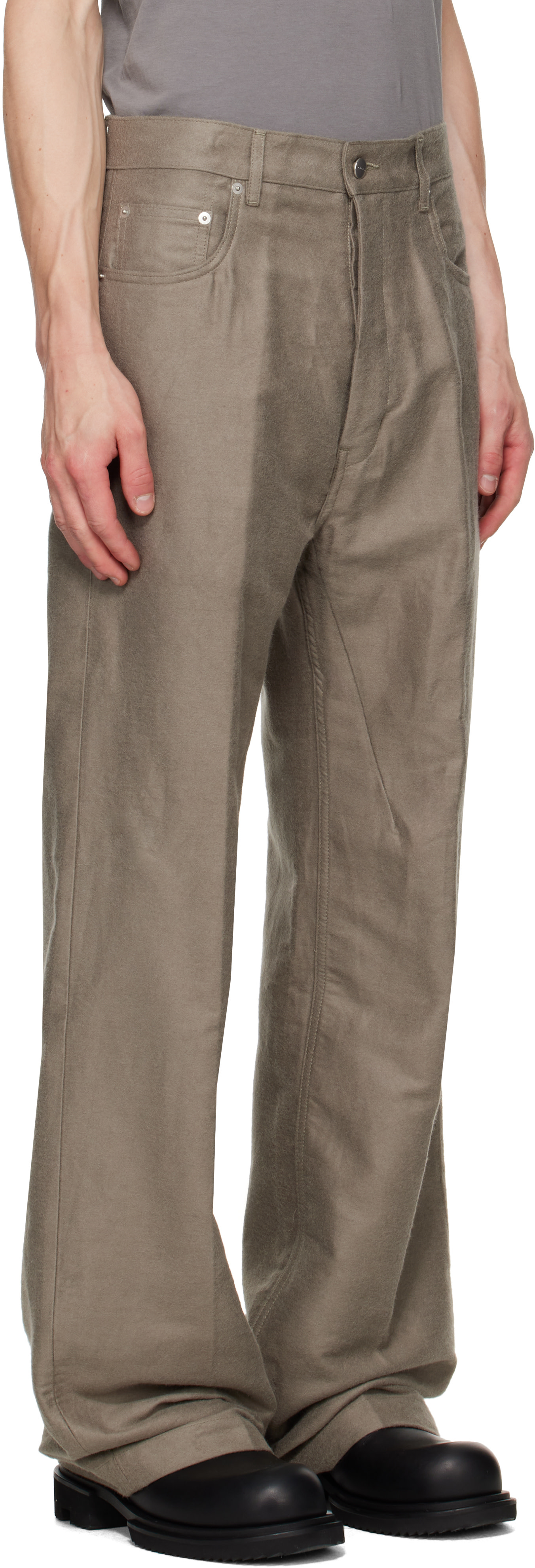 Rick Owens - Gray Tower Geth Trousers
