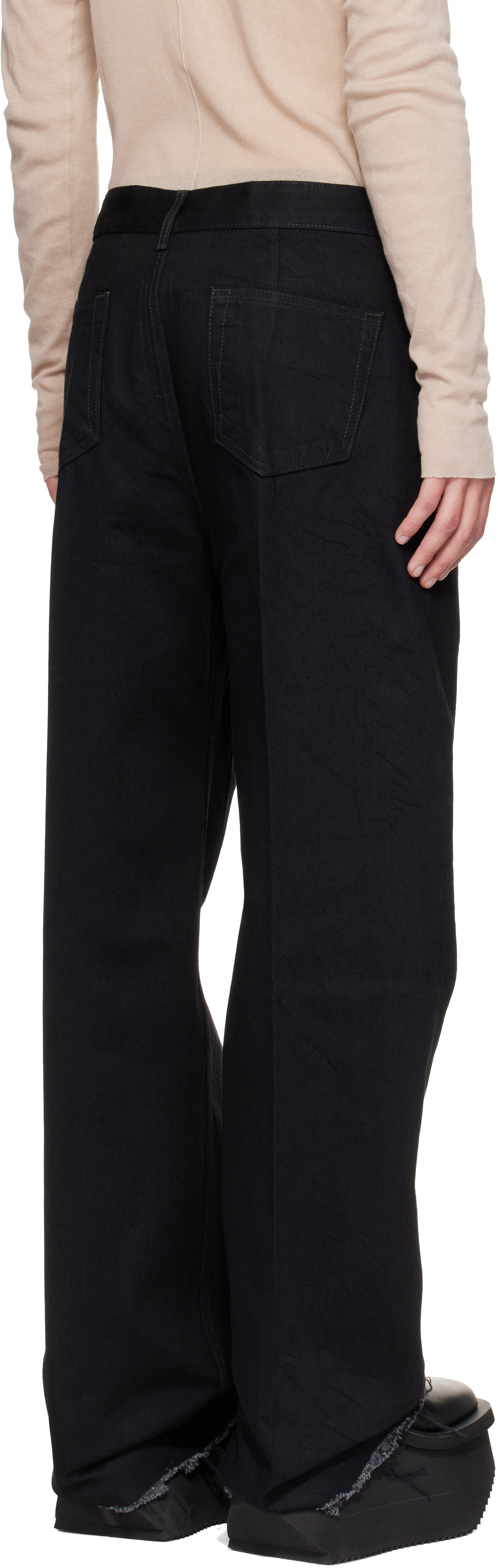 Rick Owens - ブラック Tower Geth ジーンズ