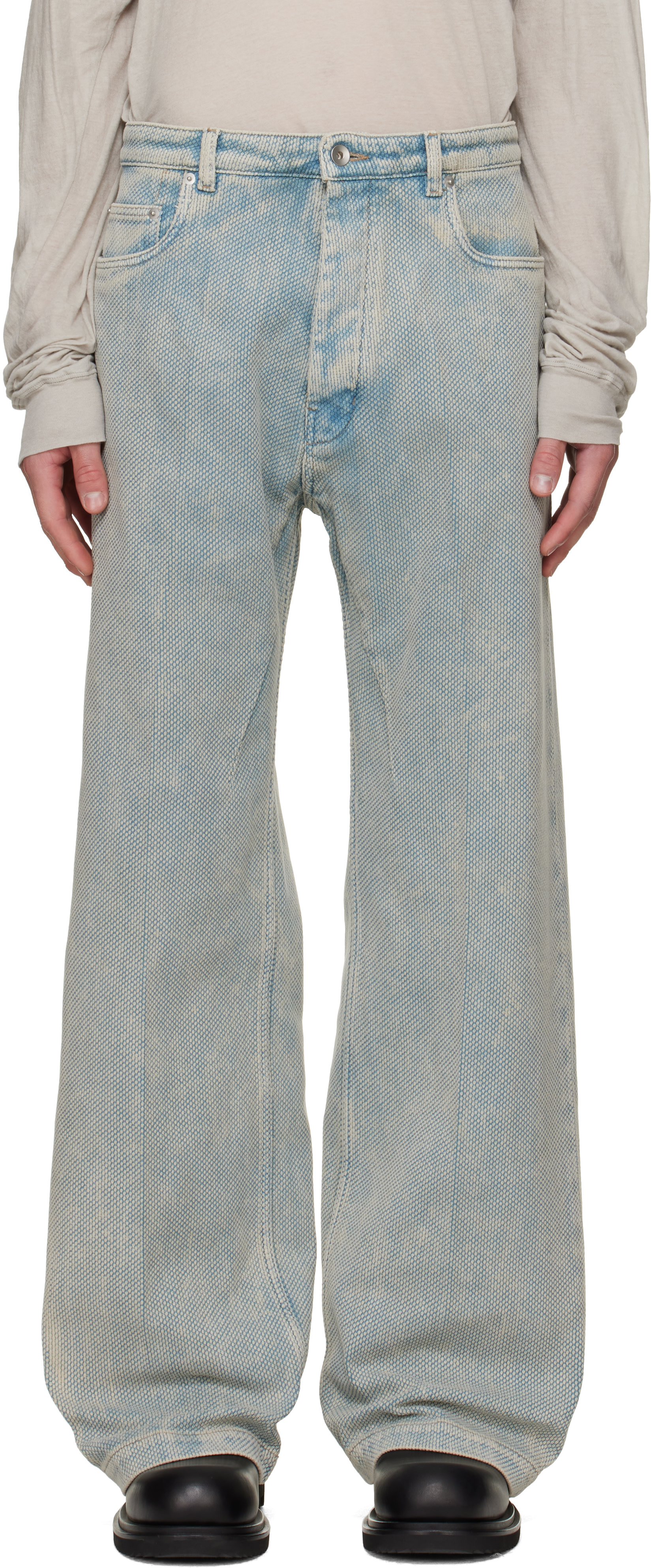 Rick Owens - Blue Tower Geth Jeans