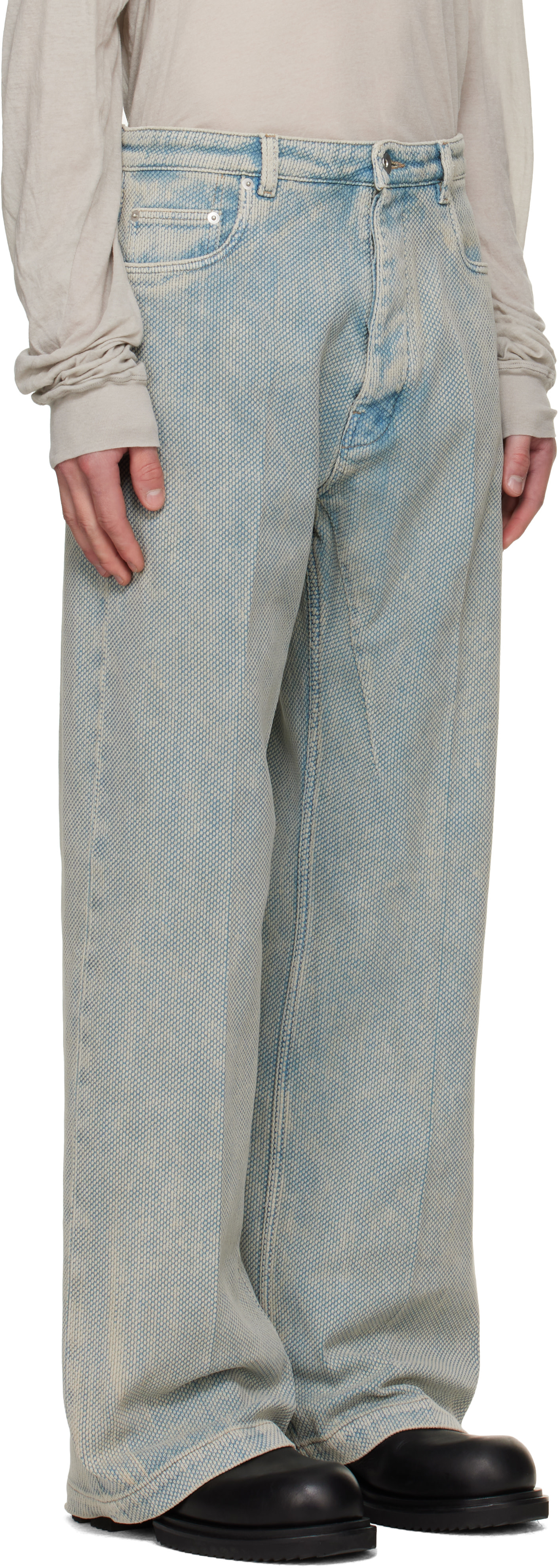 Rick Owens - Blue Tower Geth Jeans