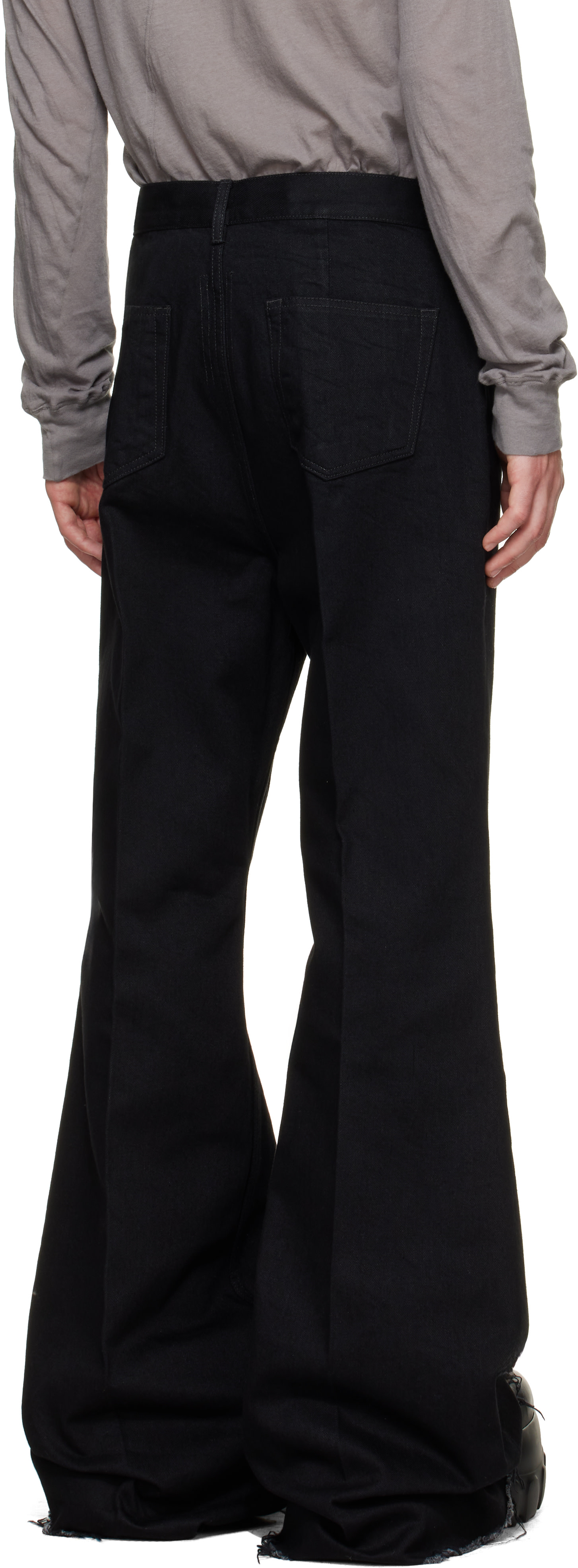 Rick Owens - Black Tower Bolan Bootcut Jeans
