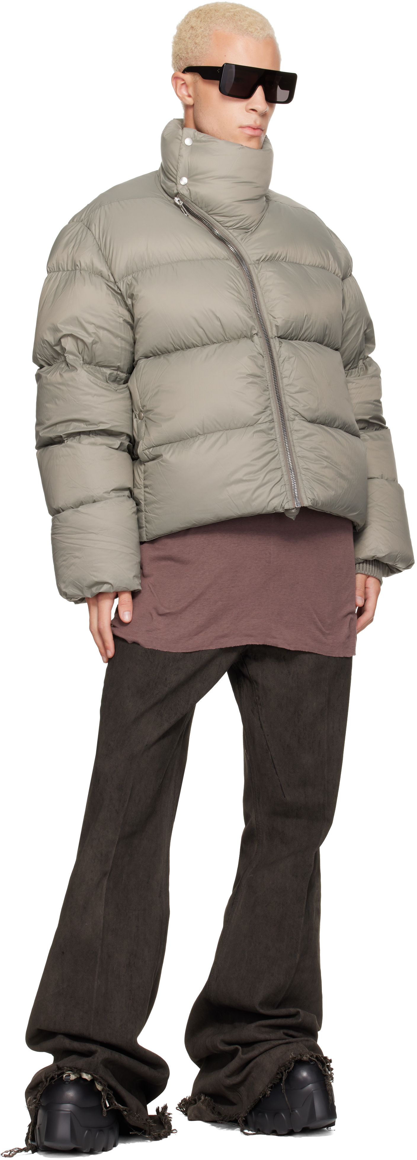 Rick Owens - Gray Tower Bolan Bootcut Jeans
