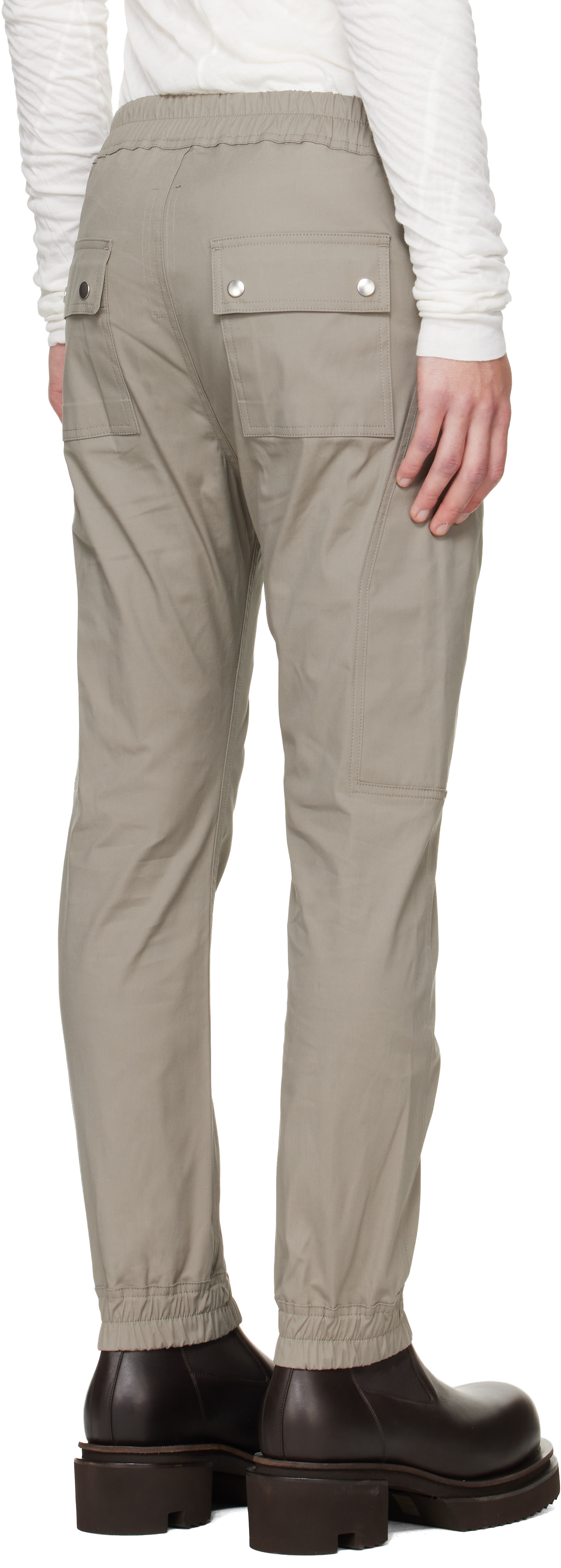 Rick Owens - Pantalon cargo Heizer gris - Tower