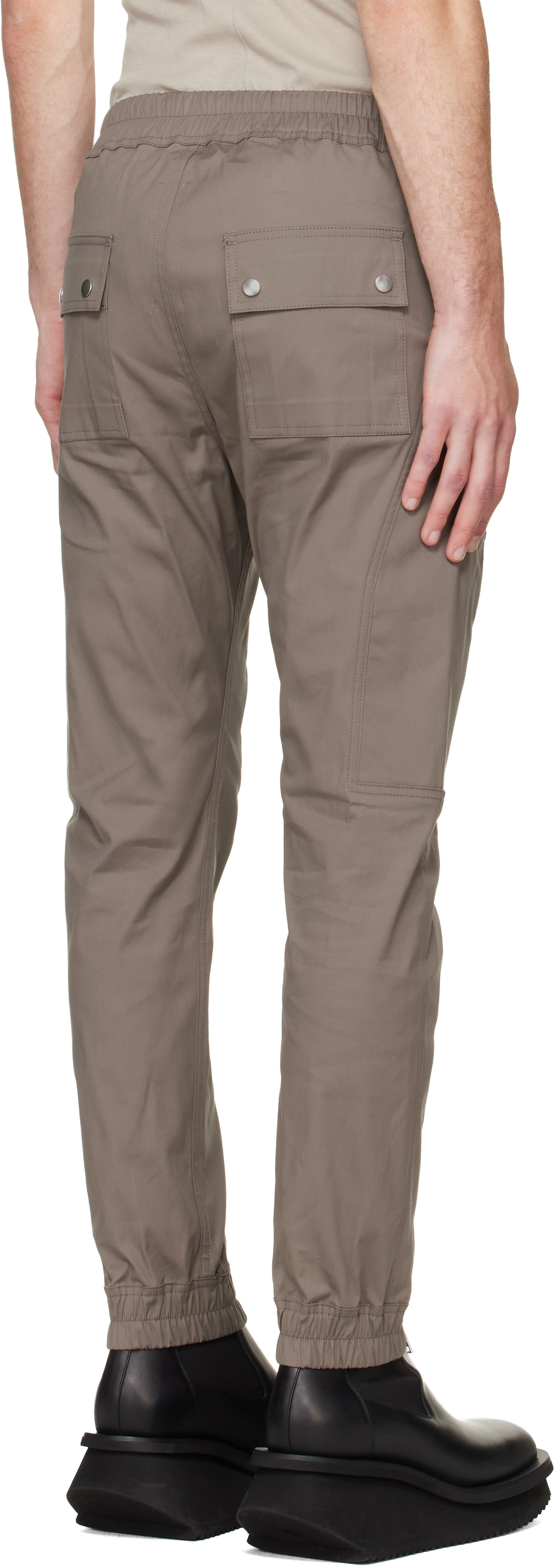 Rick Owens - Pantalon cargo Heizer gris - Tower