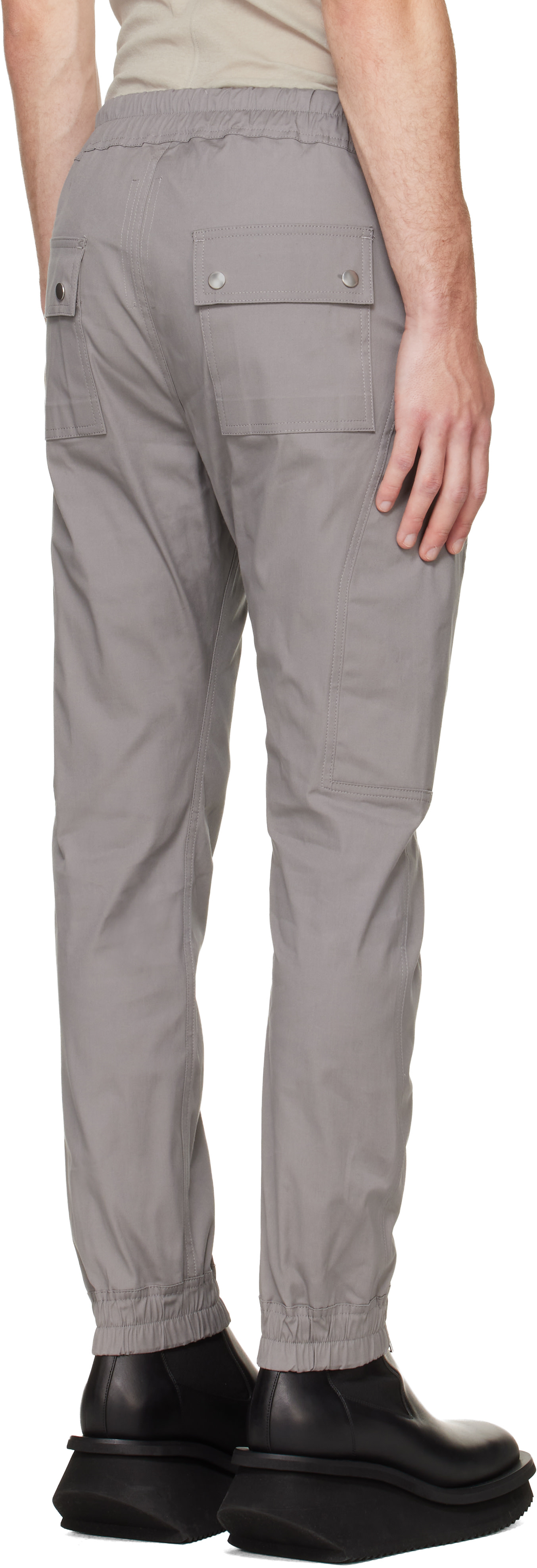 Rick Owens - Pantalon cargo Heizer gris - Tower