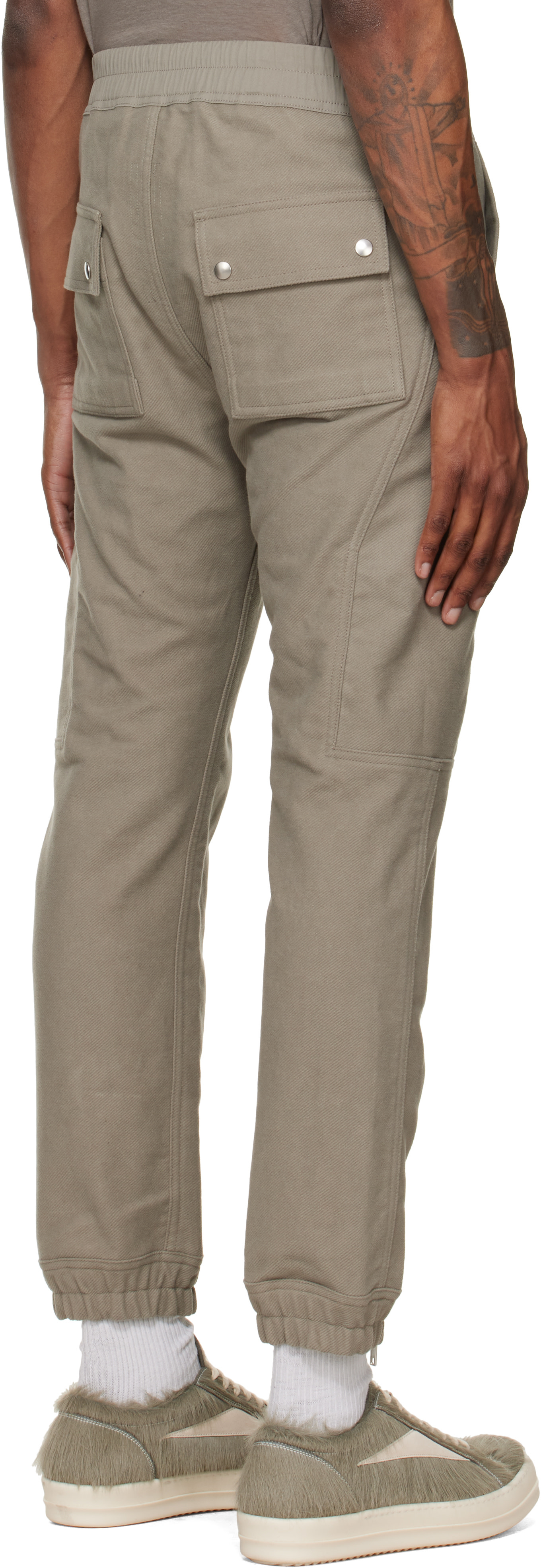 Rick Owens - Pantalon cargo Heizer gris - Tower