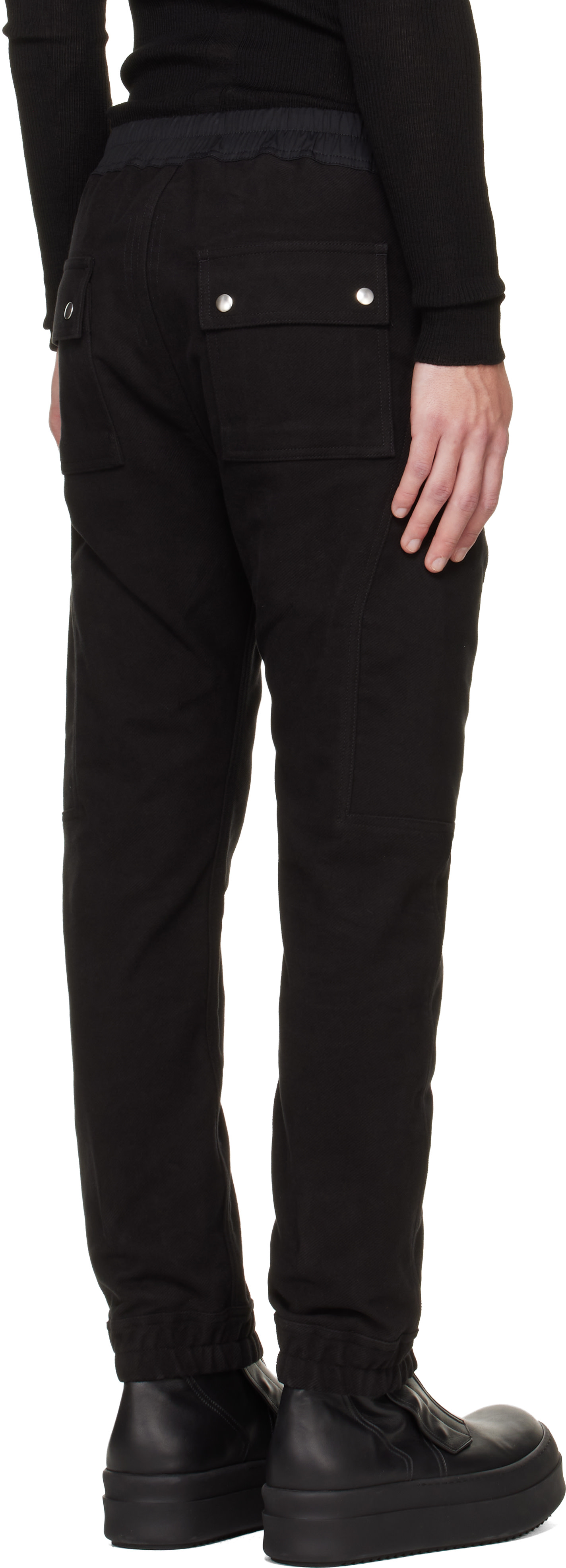 Rick Owens - Pantalon cargo Heizer noir - Tower