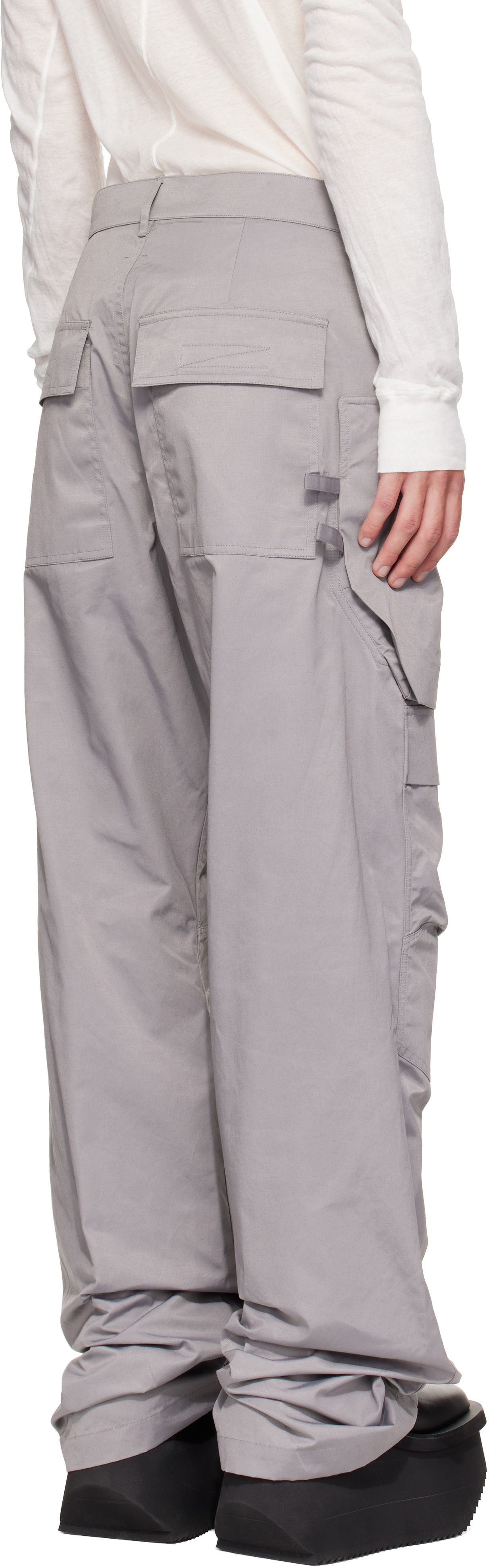 Rick Owens - Gray Tower Stefan Cargo Pants
