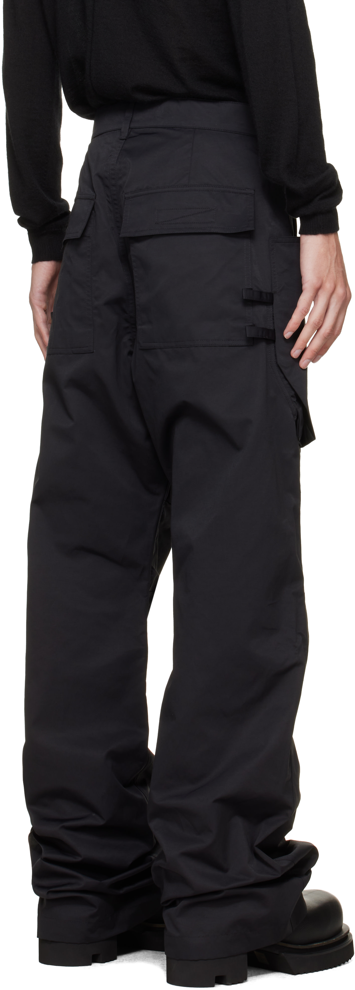 Rick Owens - Black Tower Stefan Cargo Pants