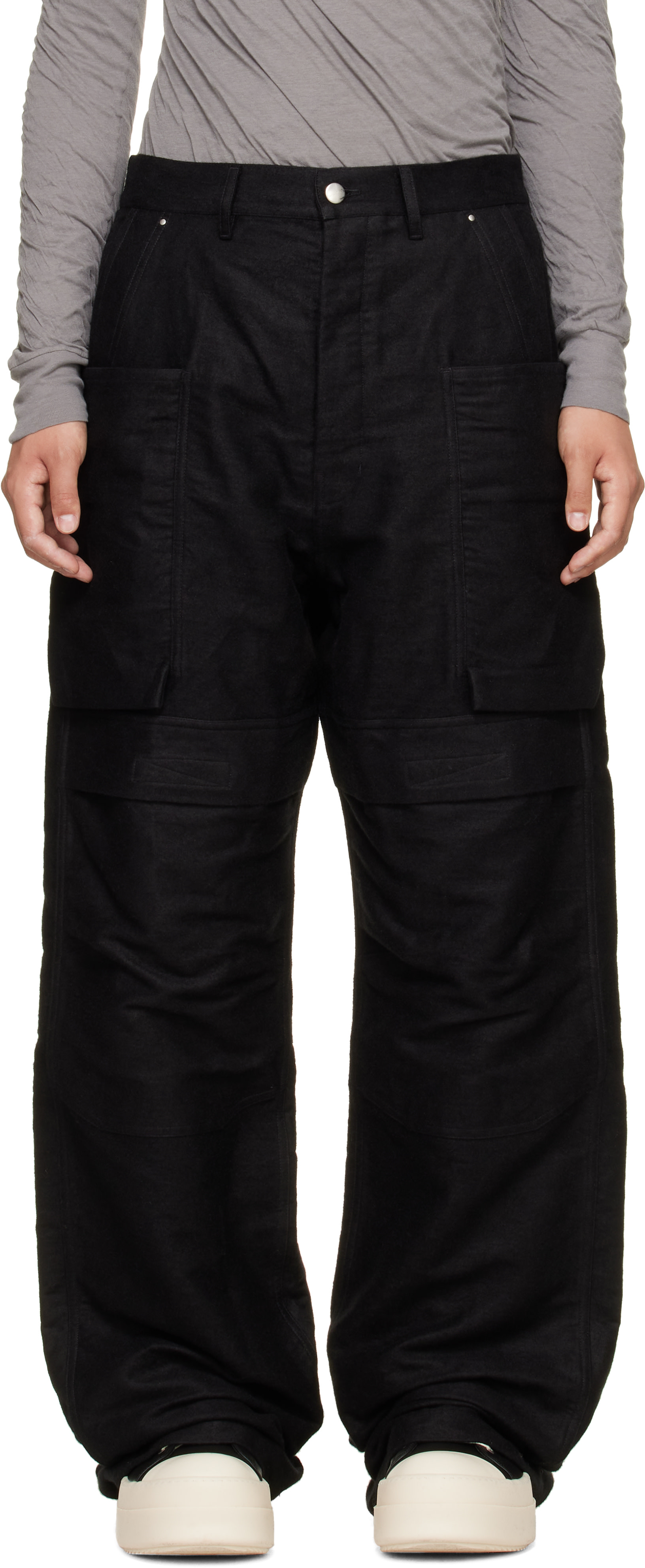 Rick Owens - 블랙 타워 스테판 카고 팬츠