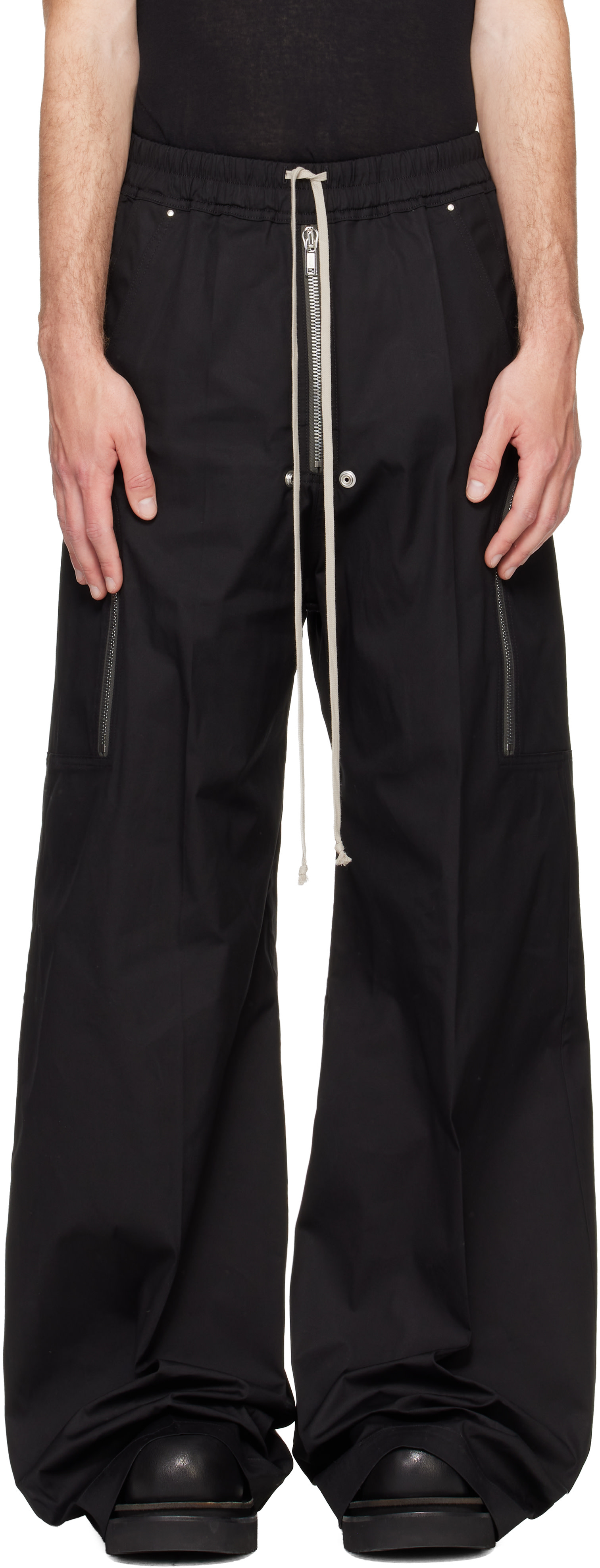 Rick Owens - ブラック Temple Heizer Belas カーゴパンツ