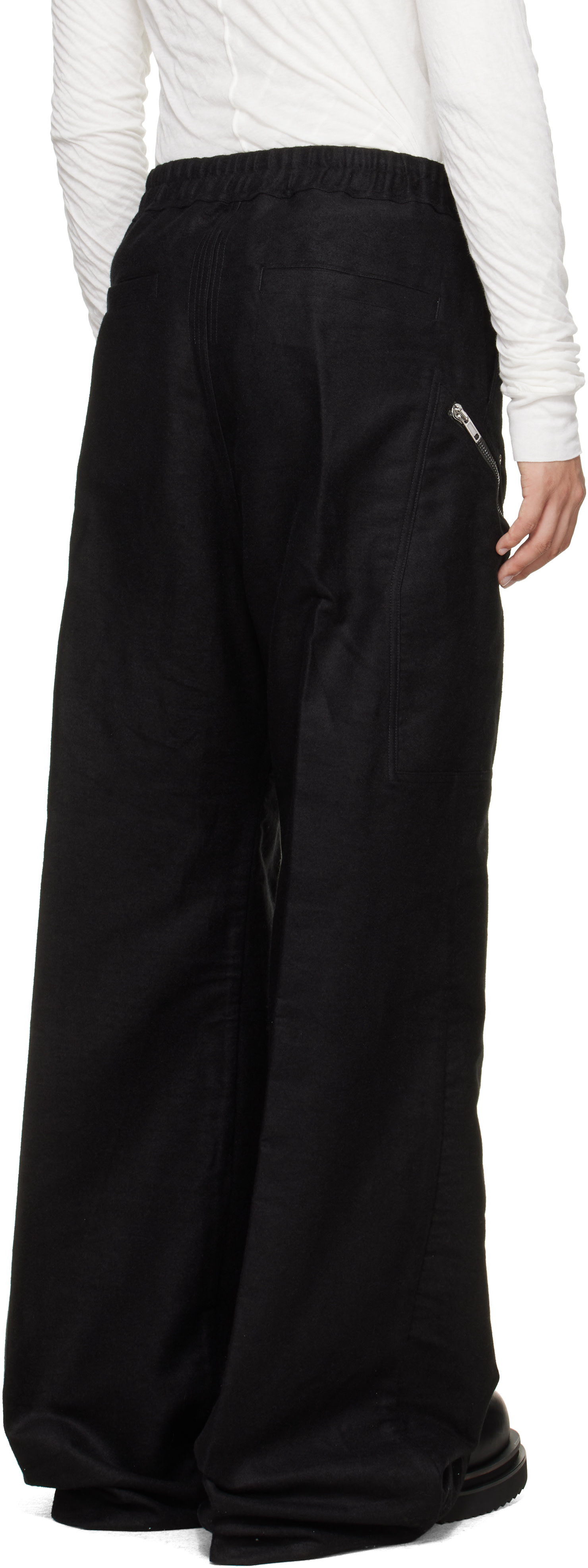 Rick Owens: Black Tower Heizer Belas Cargo Pants | SSENSE