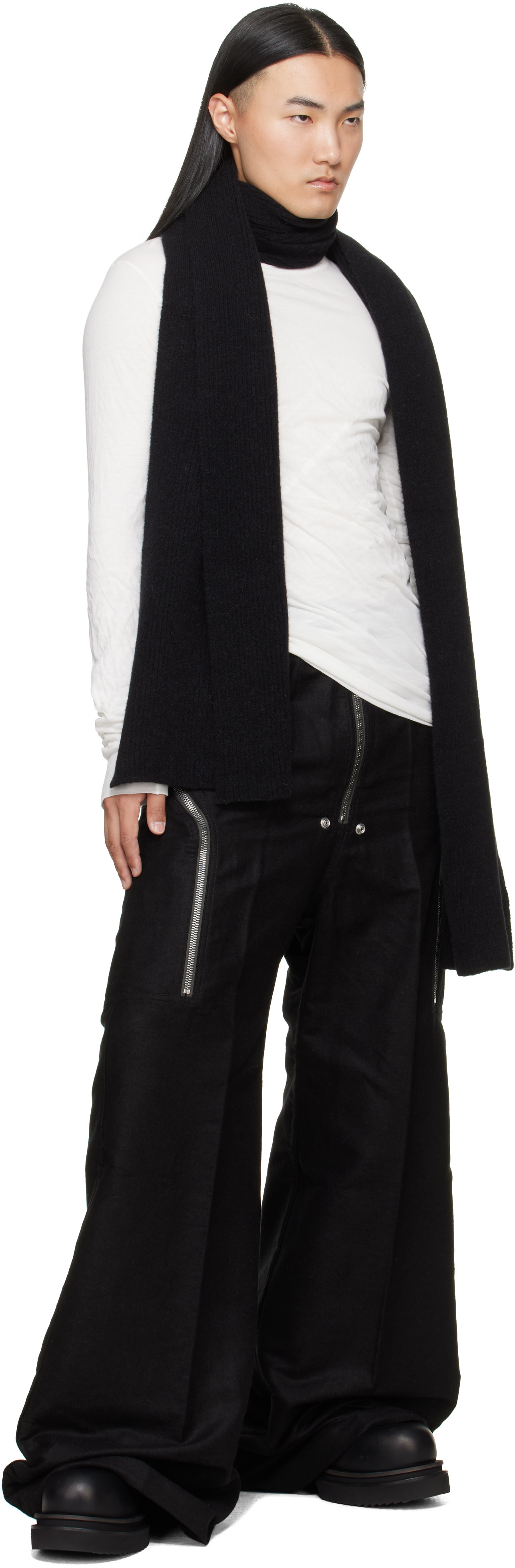 Rick Owens: Black Tower Heizer Belas Cargo Pants | SSENSE