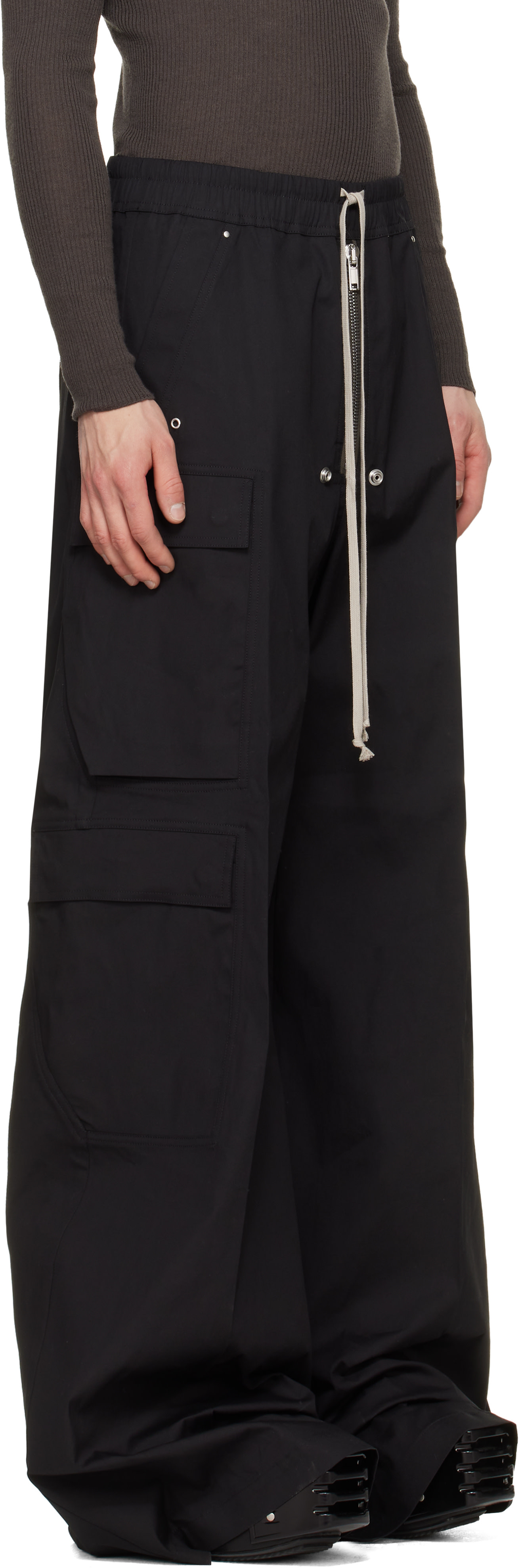 Rick Owens - 블랙 타워 카고벨라스 카고 팬츠