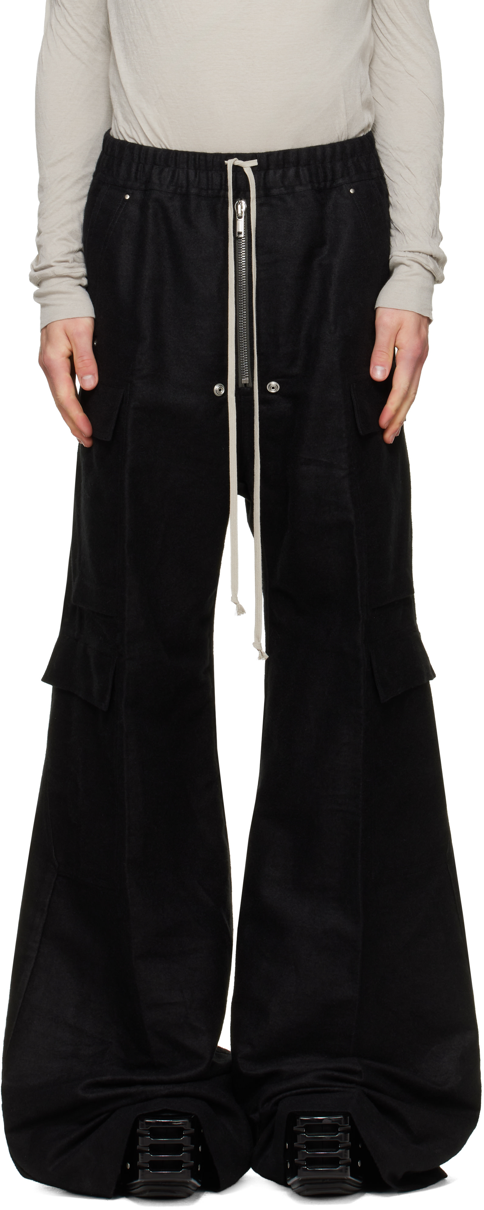 Rick Owens - 블랙 타워 카고벨라스 카고 팬츠