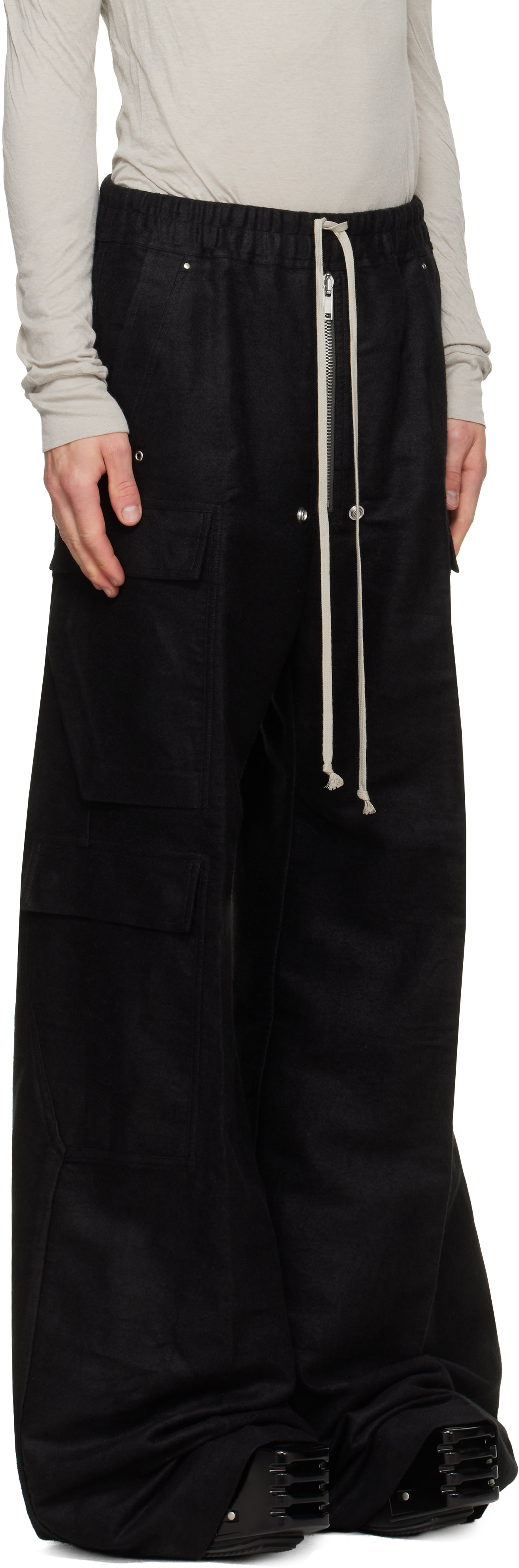 Rick Owens - 블랙 타워 카고벨라스 카고 팬츠