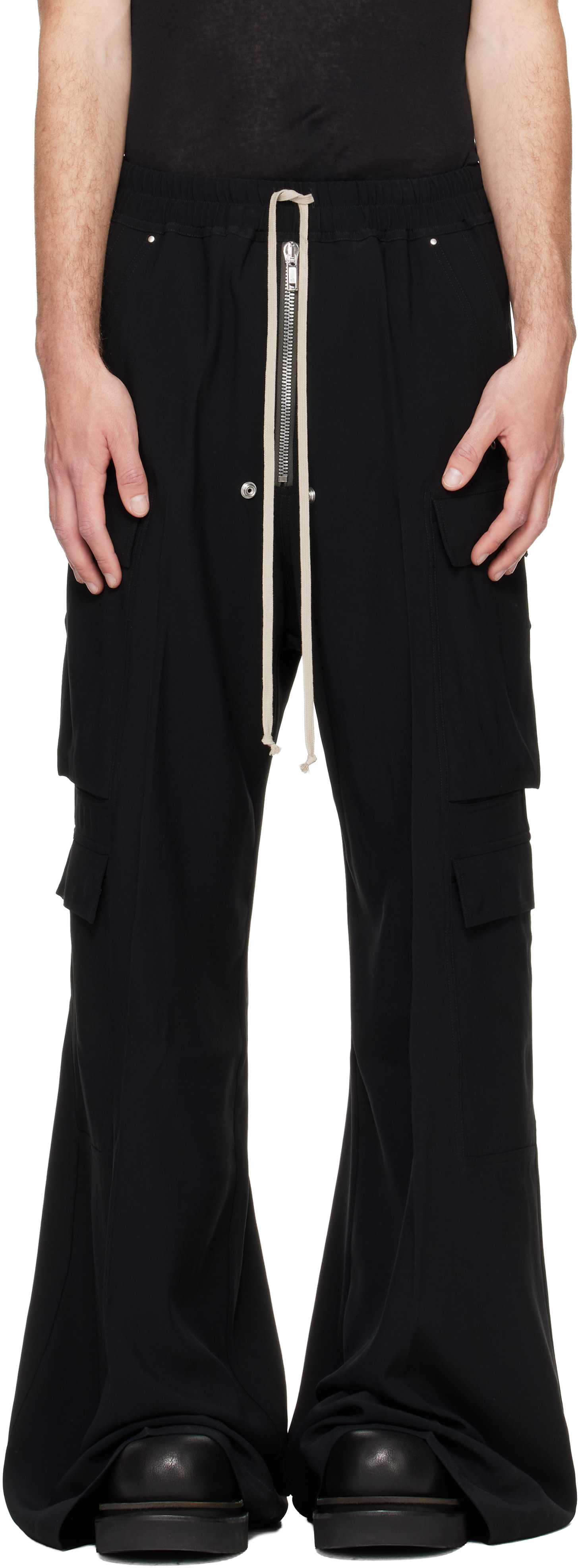 Rick Owens - 블랙 타워 카고벨라스 카고 팬츠
