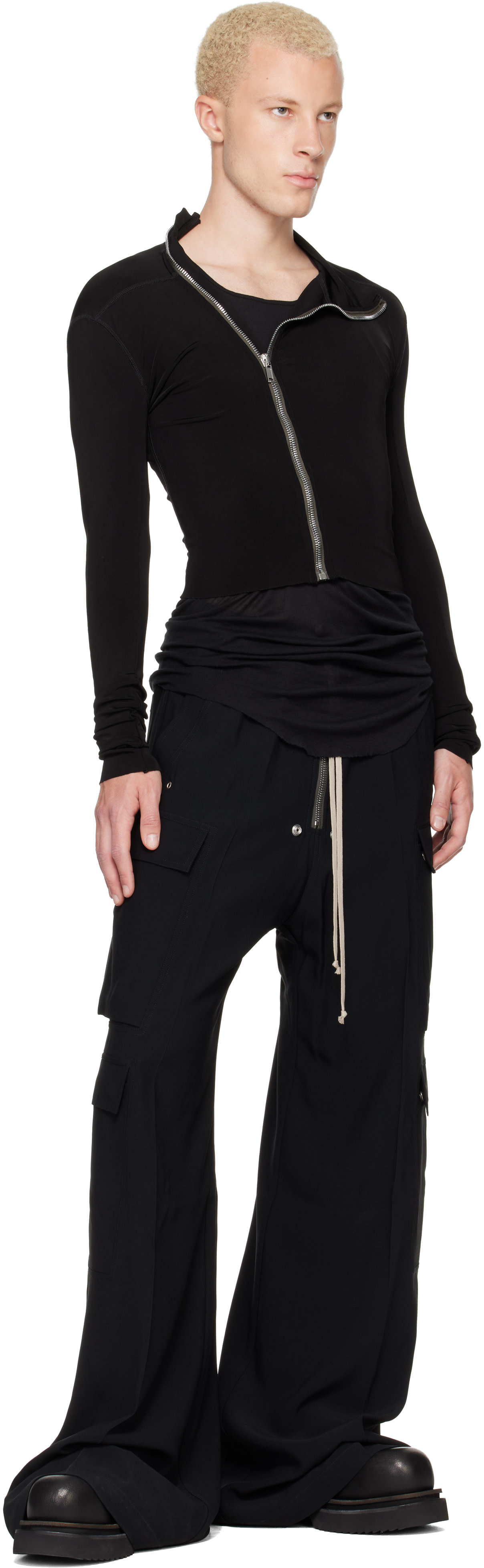 Rick Owens - 블랙 타워 카고벨라스 카고 팬츠
