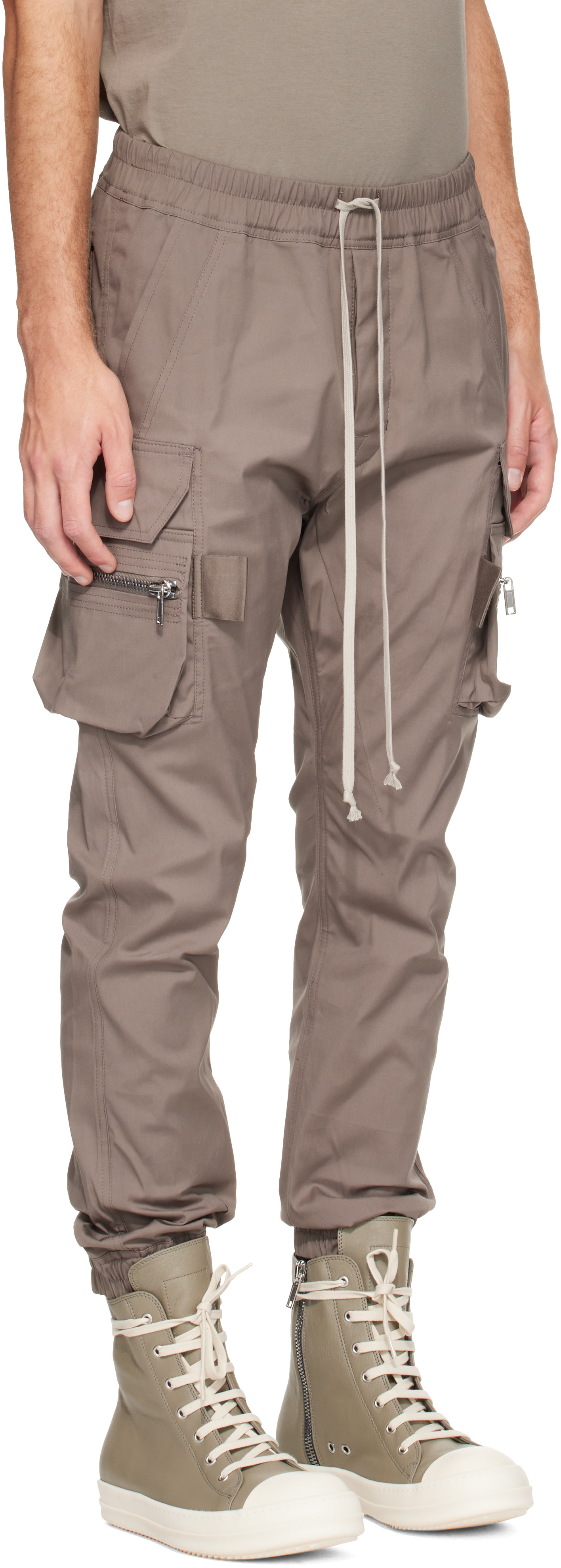 Rick Owens - Gray Tower Mastodon Cargo Pants