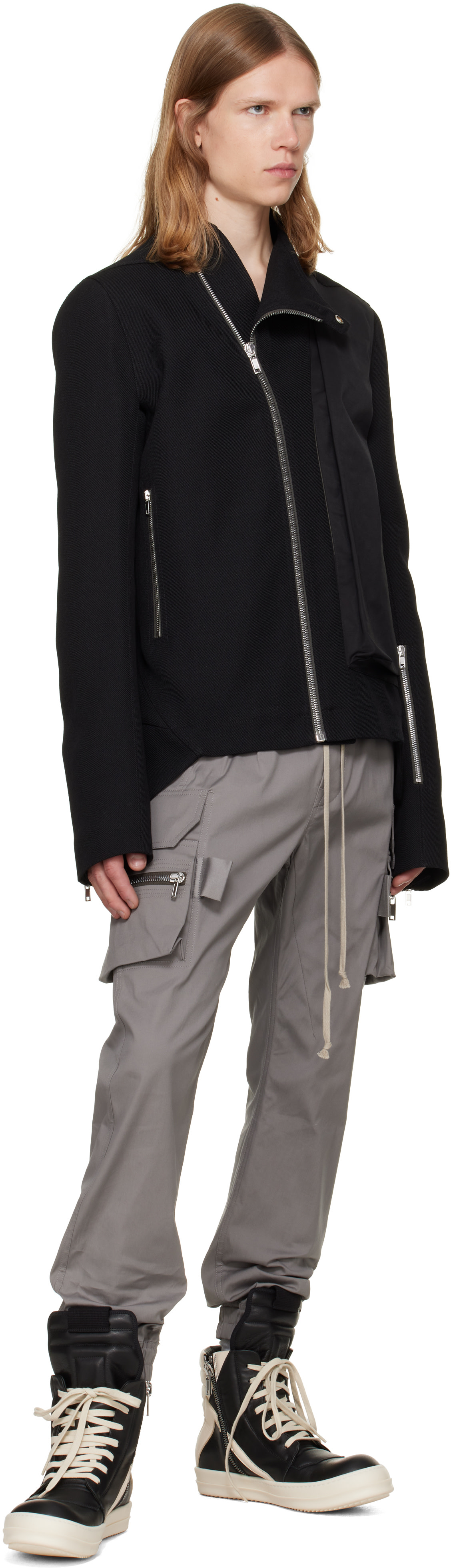 Rick Owens - グレー Tower Mastodon カーゴパンツ