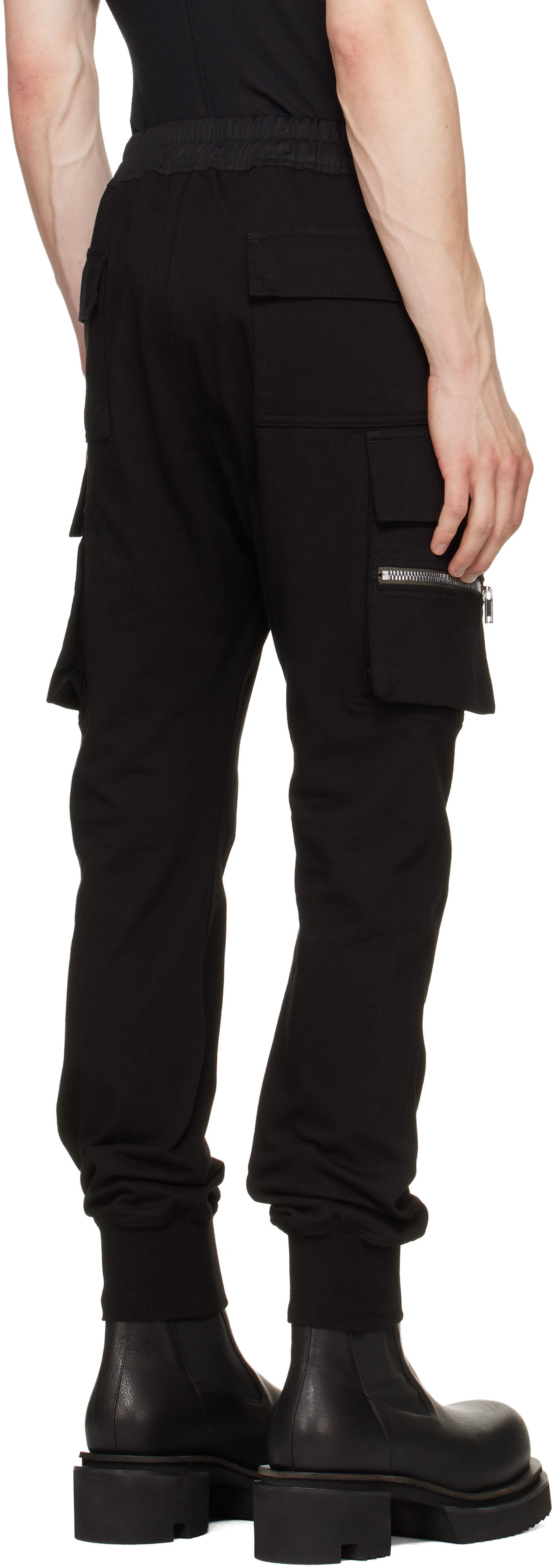 Rick Owens: Black Tower Mastodon Cargo Pants | SSENSE Singapore