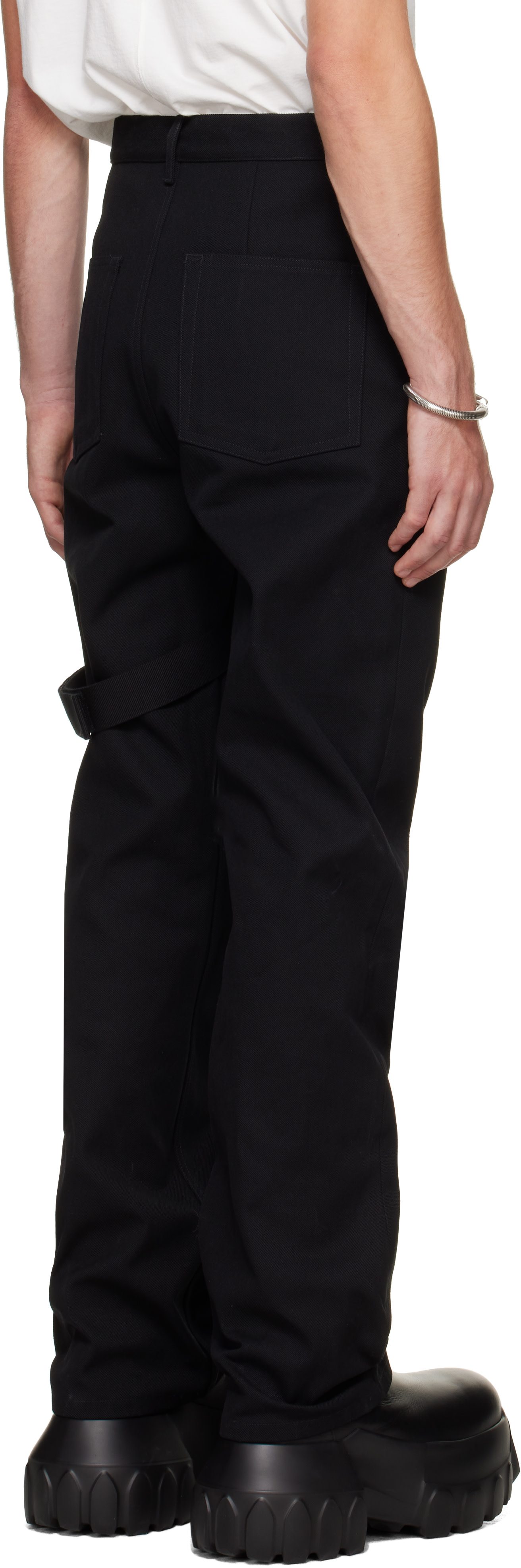 Rick Owens - Black Tower Holster Cargo Pants