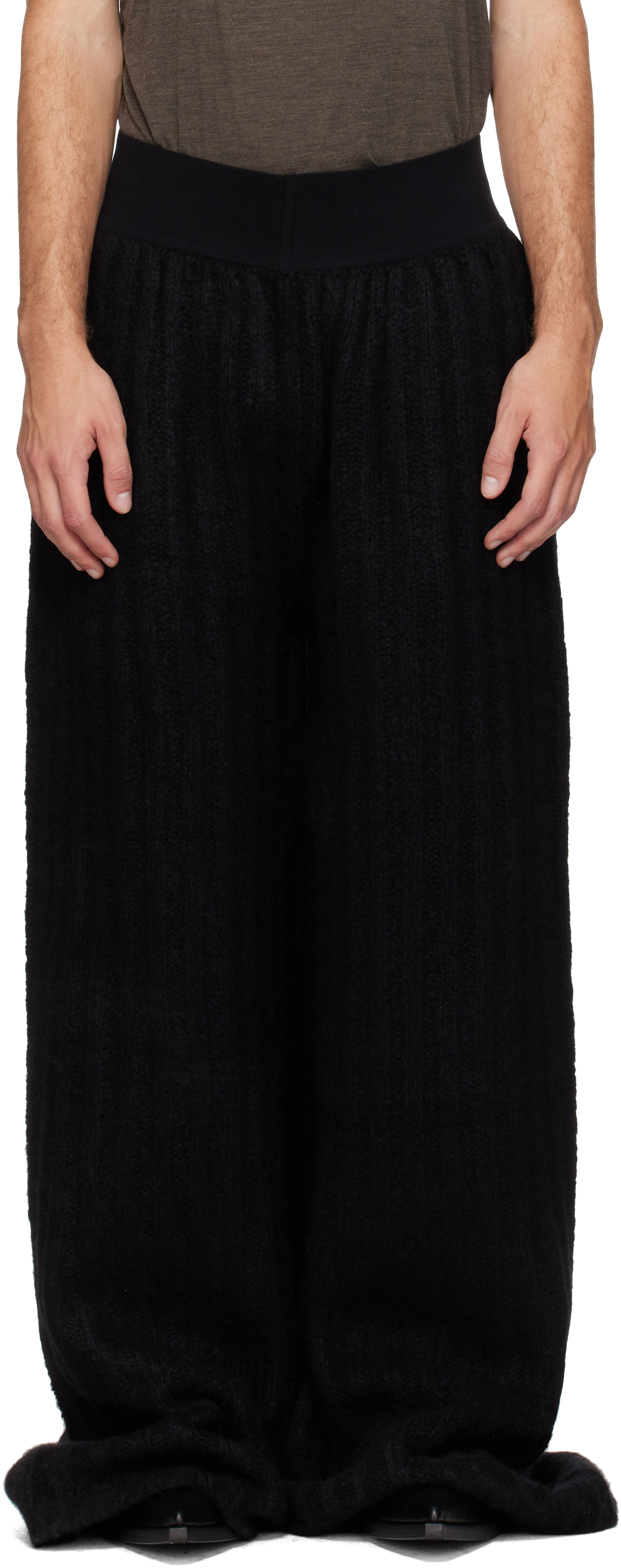 Rick Owens - Black Tower Rib Lounge Pants