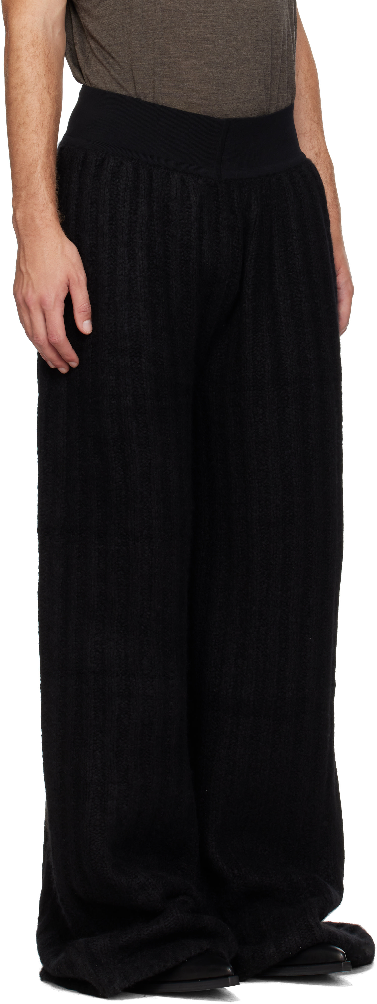 Rick Owens - Black Tower Rib Lounge Pants