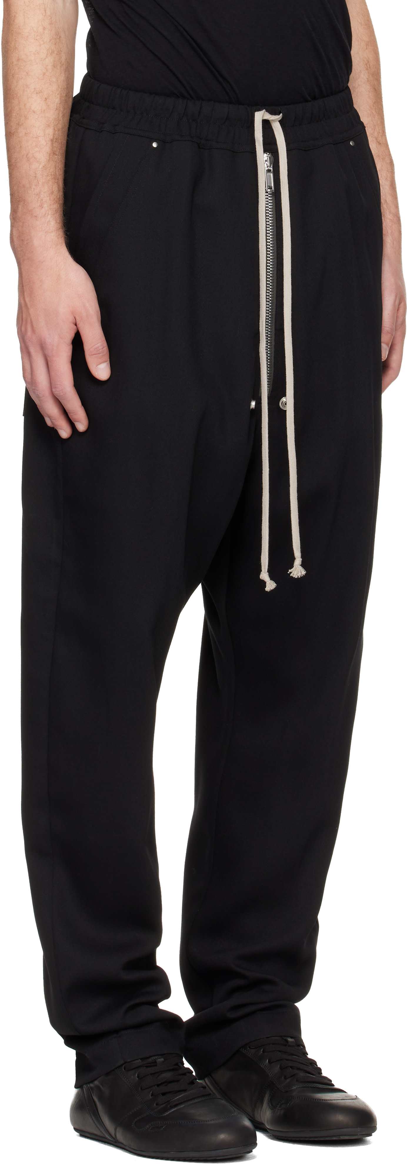 Rick Owens: Black Tower Bela Trousers | SSENSE Canada