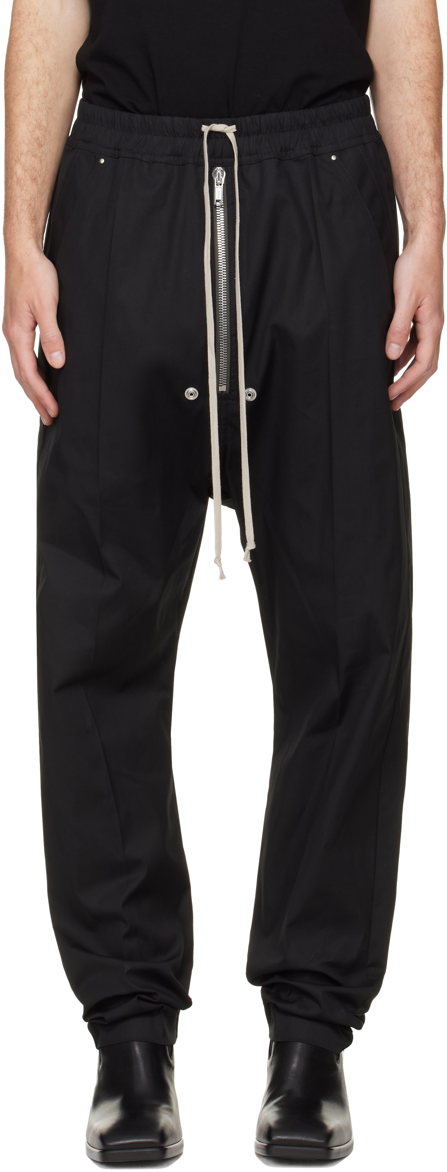Rick Owens - 블랙 타워 벨라 슬랙스
