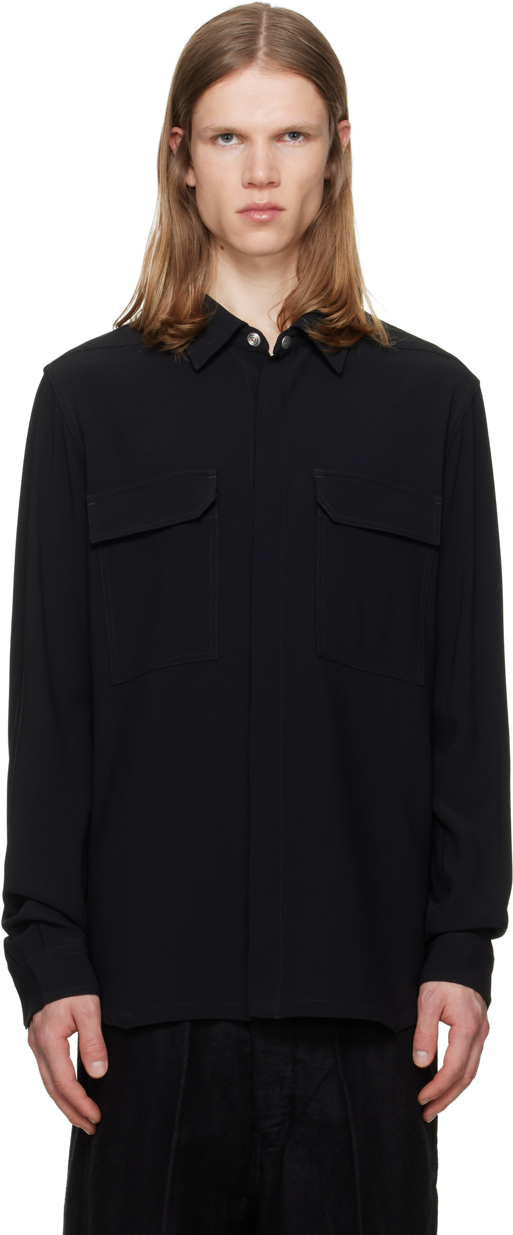 Rick Owens - Surchemise noire - Tower