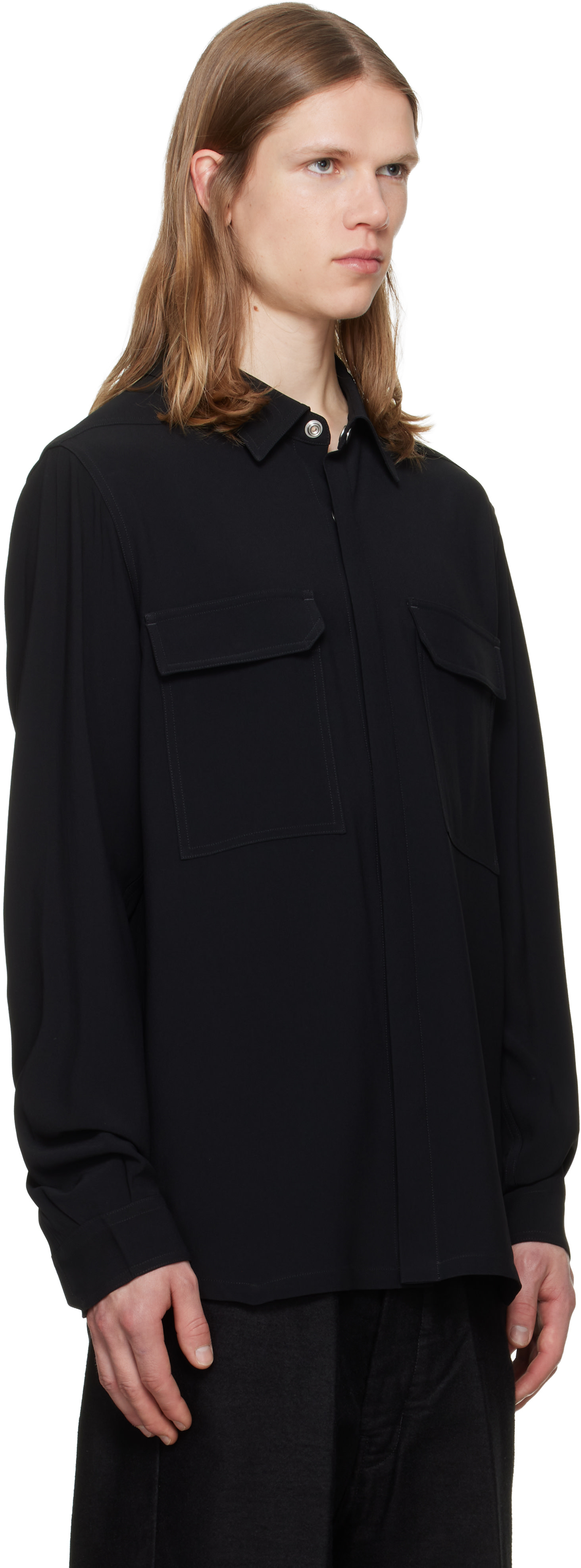 Rick Owens - Surchemise noire - Tower