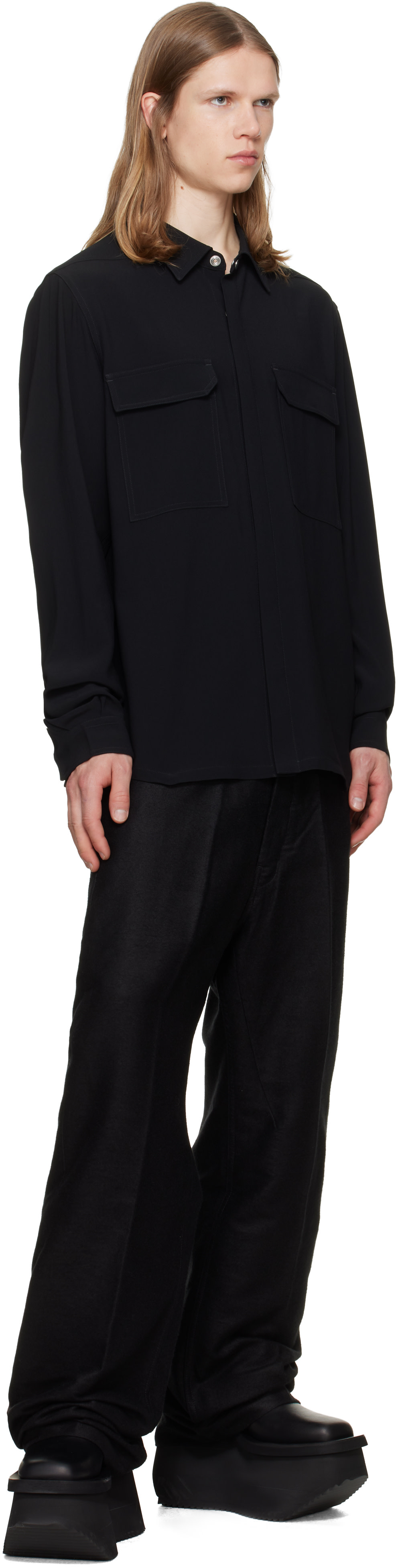 Rick Owens - Surchemise noire - Tower