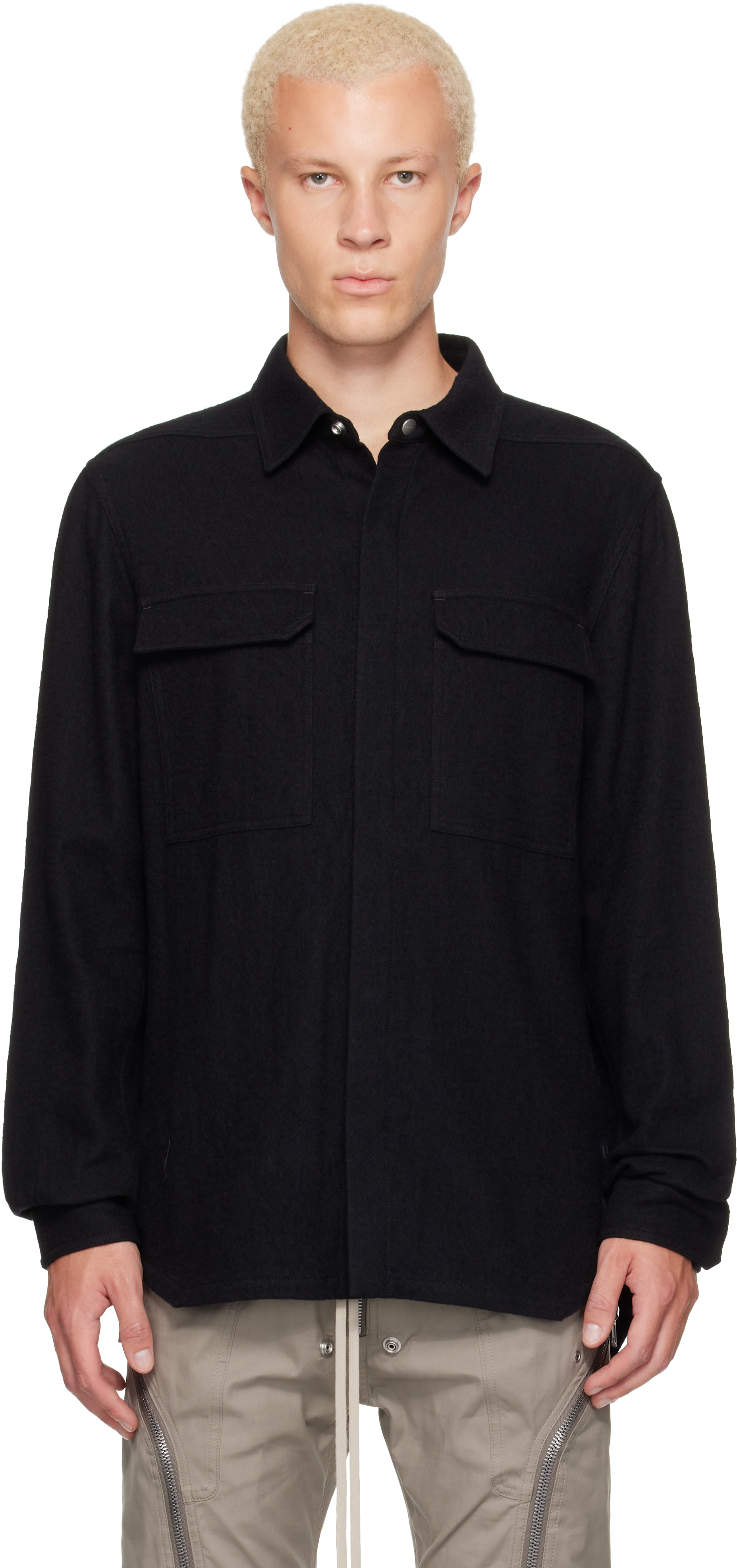 Rick Owens - Black Tower Outershirt