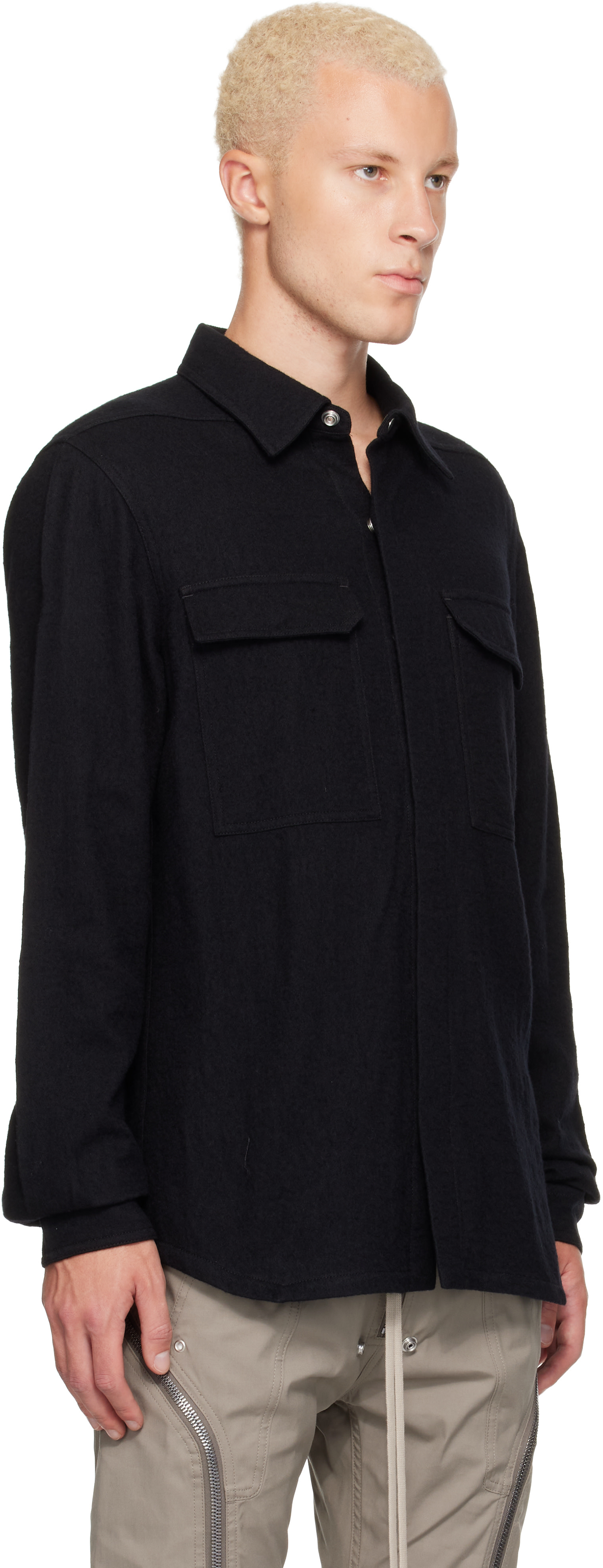 Rick Owens - Black Tower Outershirt