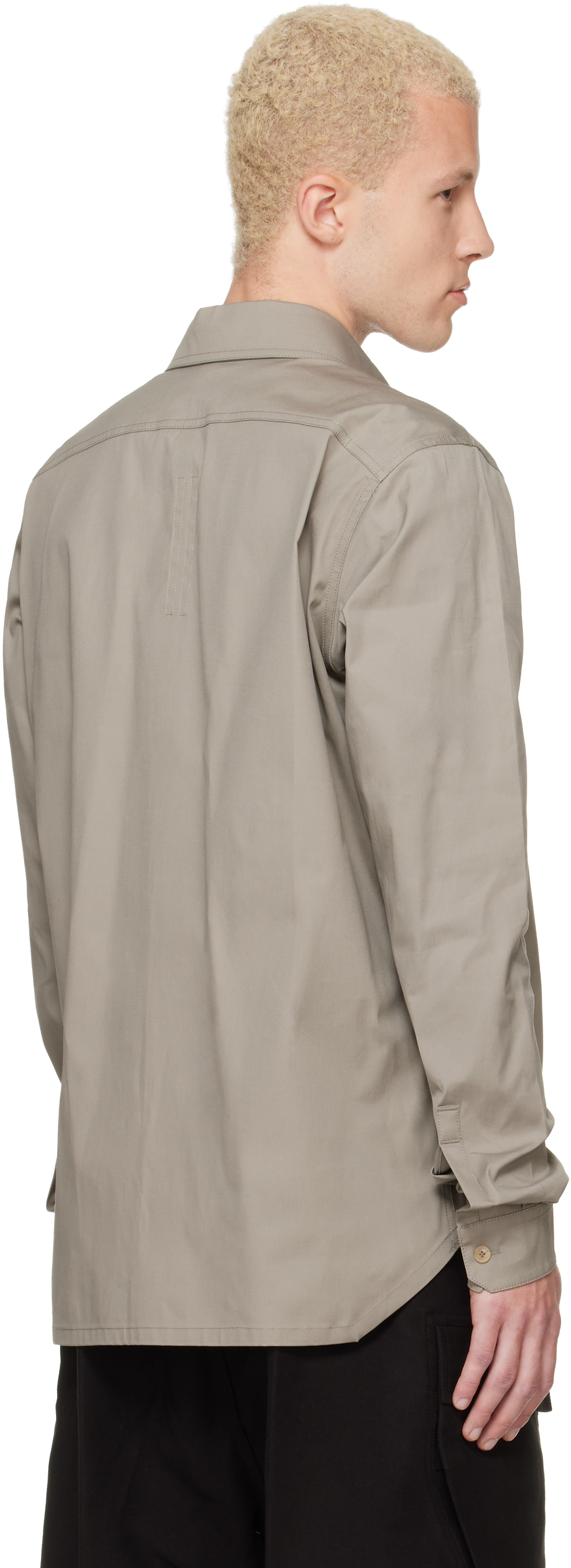 Rick Owens - Gray Tower Work Shirt