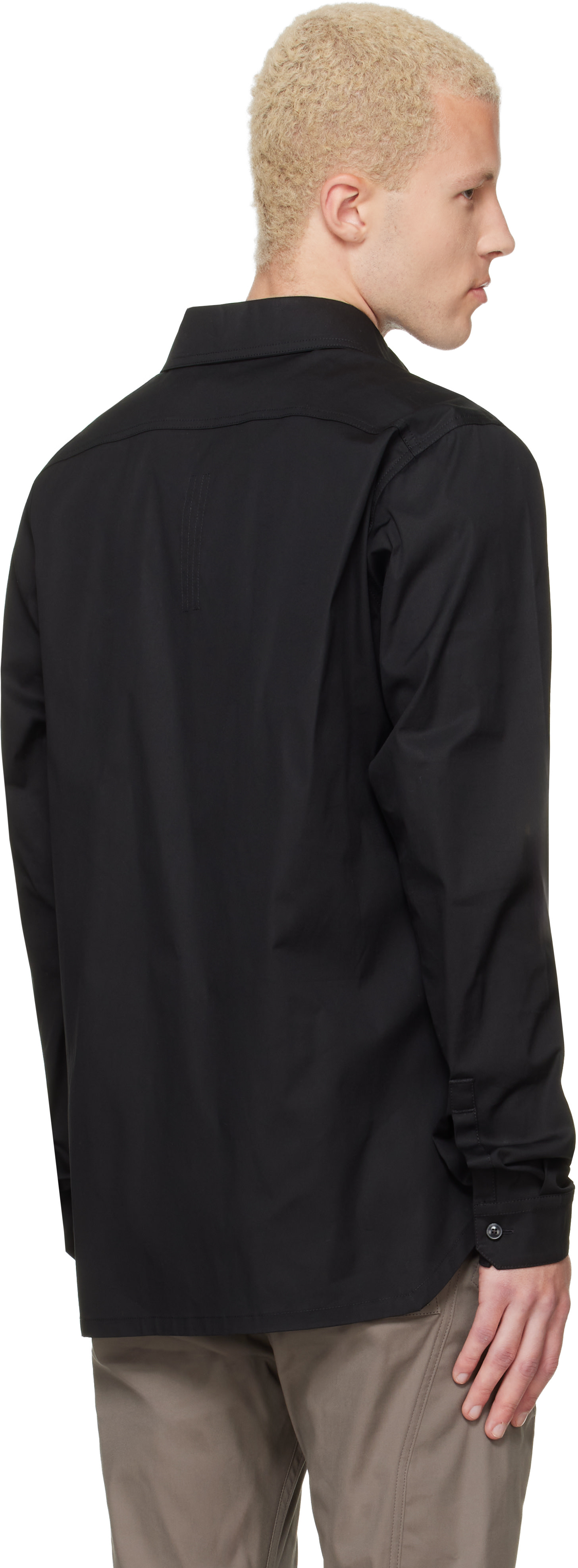 Rick Owens - 블랙 타워 워크 셔츠